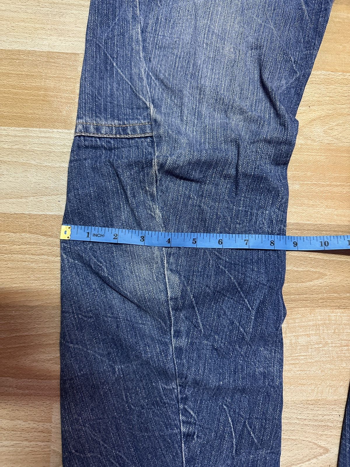 Japanese Brand × Tornado Mart Rare 🔥Double waist Leg twisted Denim Size US 32 / EU 48 - 17 Thumbnail