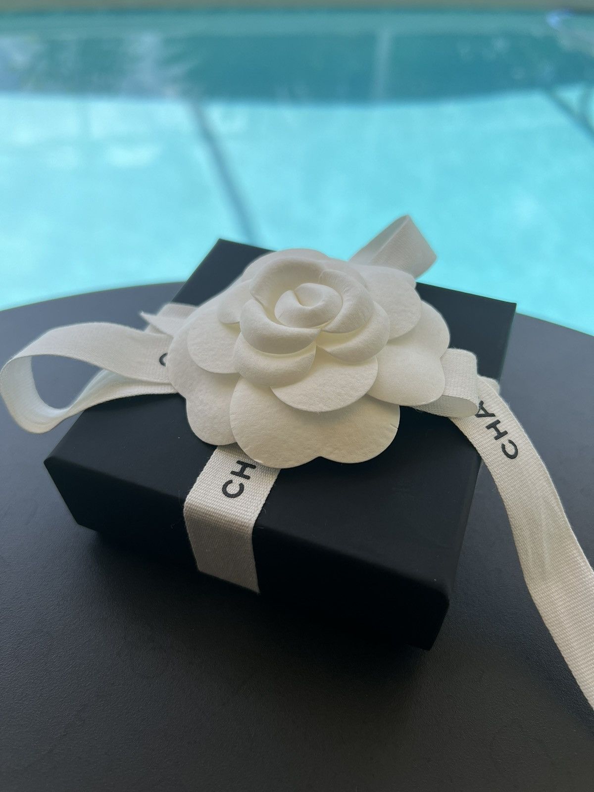 Amazing Chanel gold surfboard brooch.