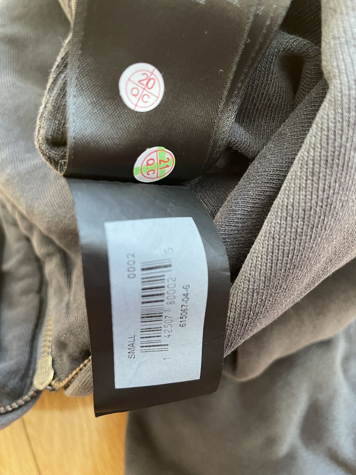 Balenciaga × Gap × Yeezy Yeezy Gap Zip Up Hoodie Poetic Black Small Size US S / EU 44-46 / 1 - 7 Thumbnail