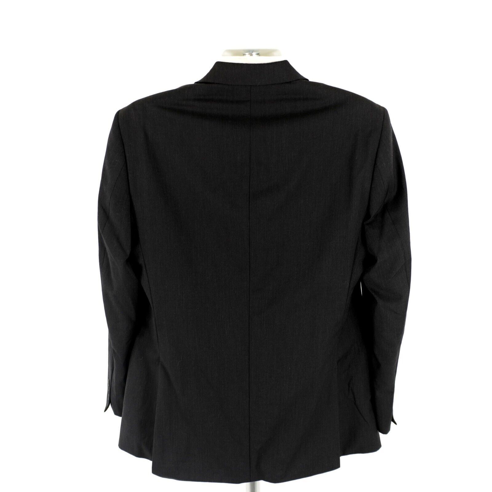 Pronto Uomo Pronto Uomo Wool Black 2 Button Blazer 40L Or Slim 42L Size 40L - 6 Thumbnail