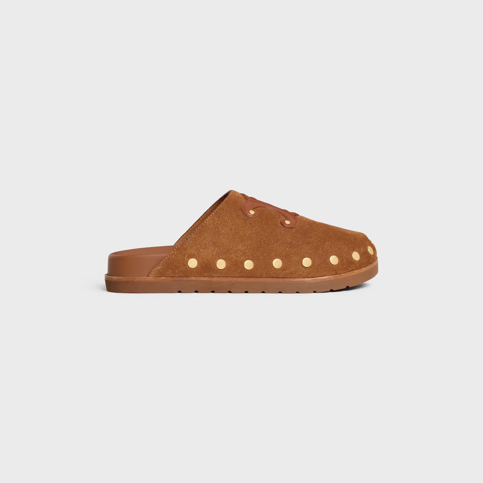 Celine CELINE PITEA CLOG IN SUEDE CALFSKIN SIZE 38 Size ONE SIZE - 1 Thumbnail