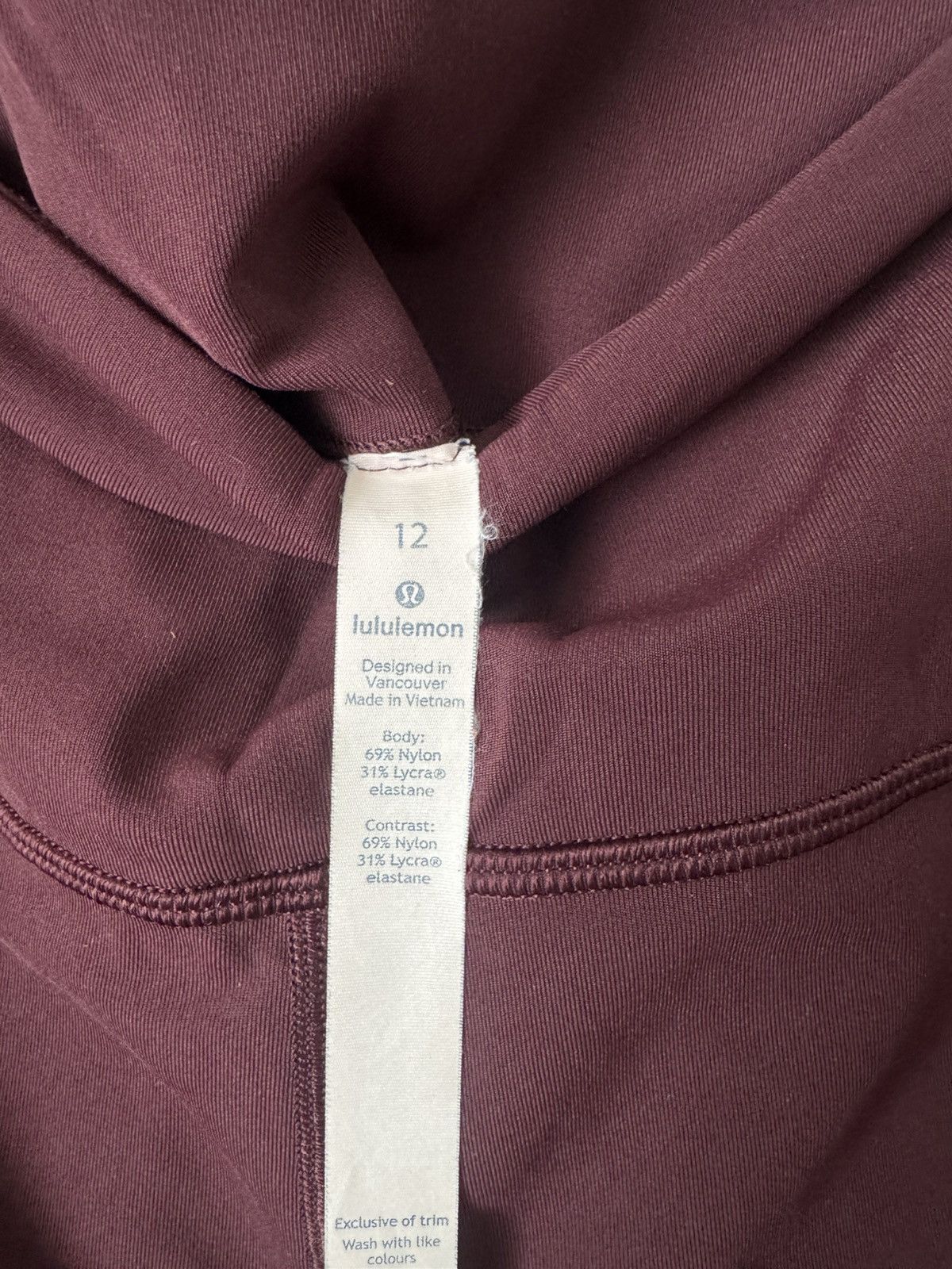 Lululemon Cropped Leggings Size 34" / US 12 / IT 48 - 3 Thumbnail