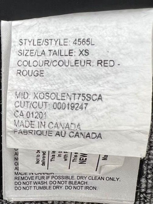Canada Goose Canada Goose Red Expedition Mid-Length Down Jacket K12 Size XS / US 0-2 / IT 36-38 - 8 Thumbnail