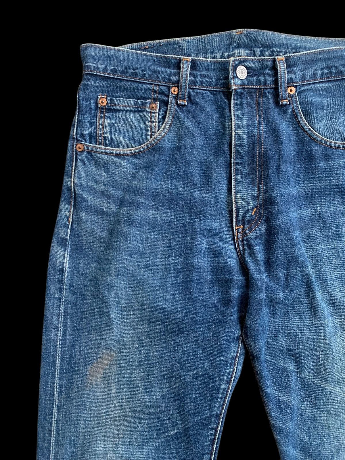 Japanese Brand Vintage Levi's J22 Selvedge Distressed Denim Made In Japan Size US 32 / EU 48 - 2 Thumbnail