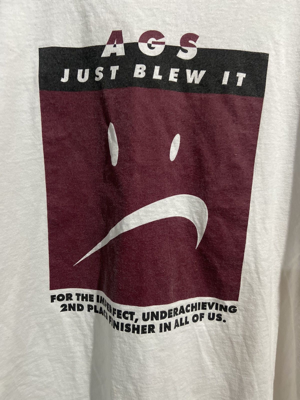 Vintage Vintage just blew it just hook’EM white t-shirt XL Size US XL / EU 56 / 4 - 2 Thumbnail