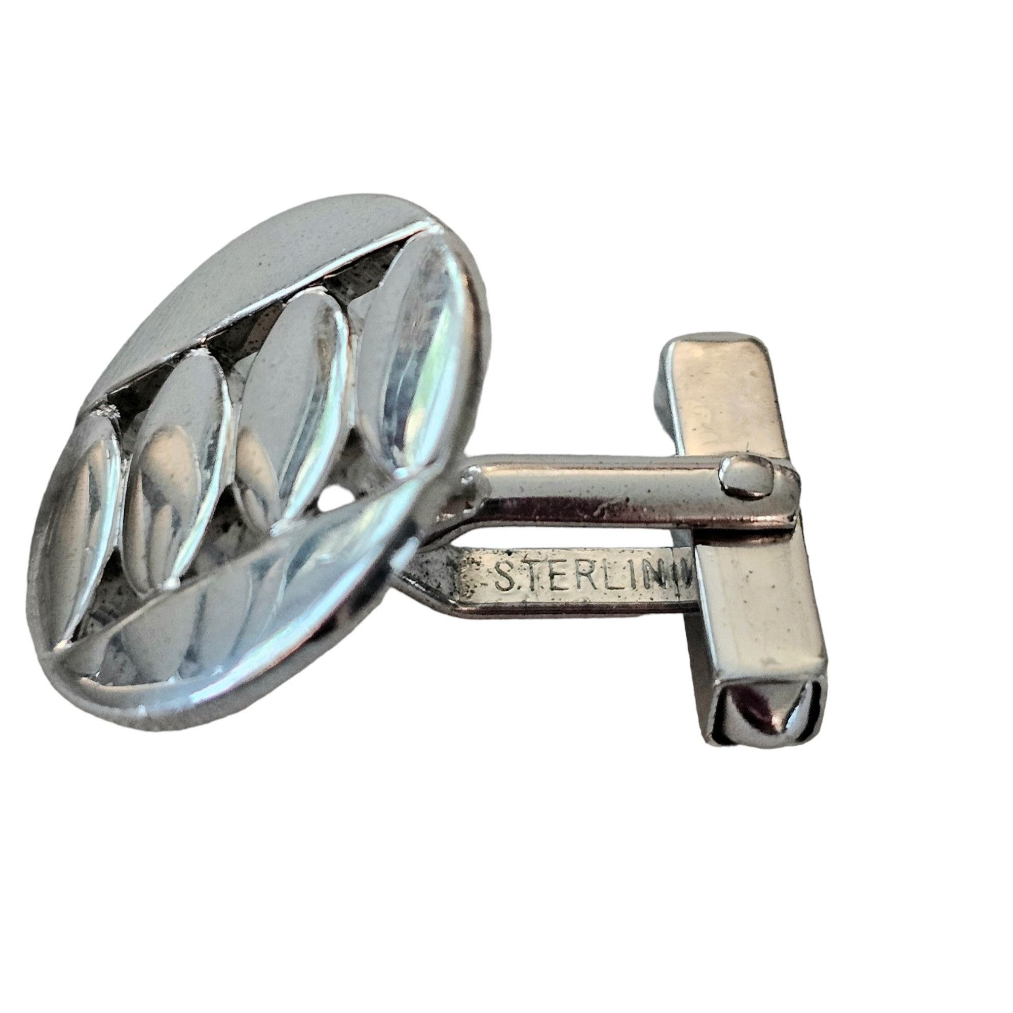 Other Swank Sterling Silver Round Cufflinks. Signed L115 Size ONE SIZE - 5 Thumbnail