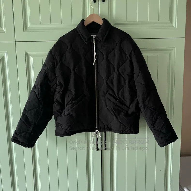 Acne Studios Acne Studios Black Quilted Jacket - 100% Nylon - Fleece Li Size M / US 6-8 / IT 42-44 - 1 Thumbnail