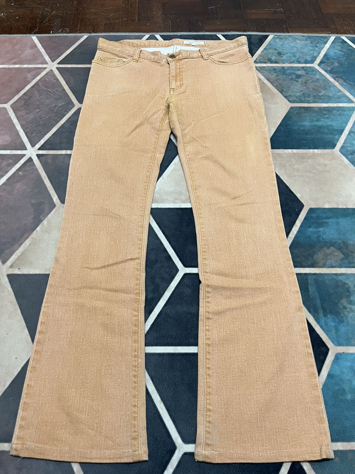Norma Kamali Norma Kamali FLARE Denim Jeans Size 32" / US 10 / IT 46 - 3 Thumbnail