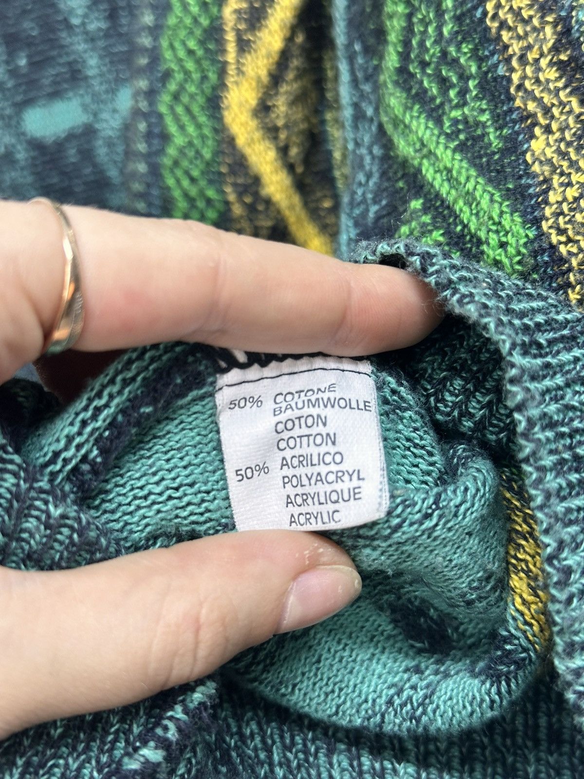 Carlo Colucci Vintage Multicolour Carlo Colucci Knit Sweater Coogi Canada Size US L / EU 52-54 / 3 - 8 Thumbnail