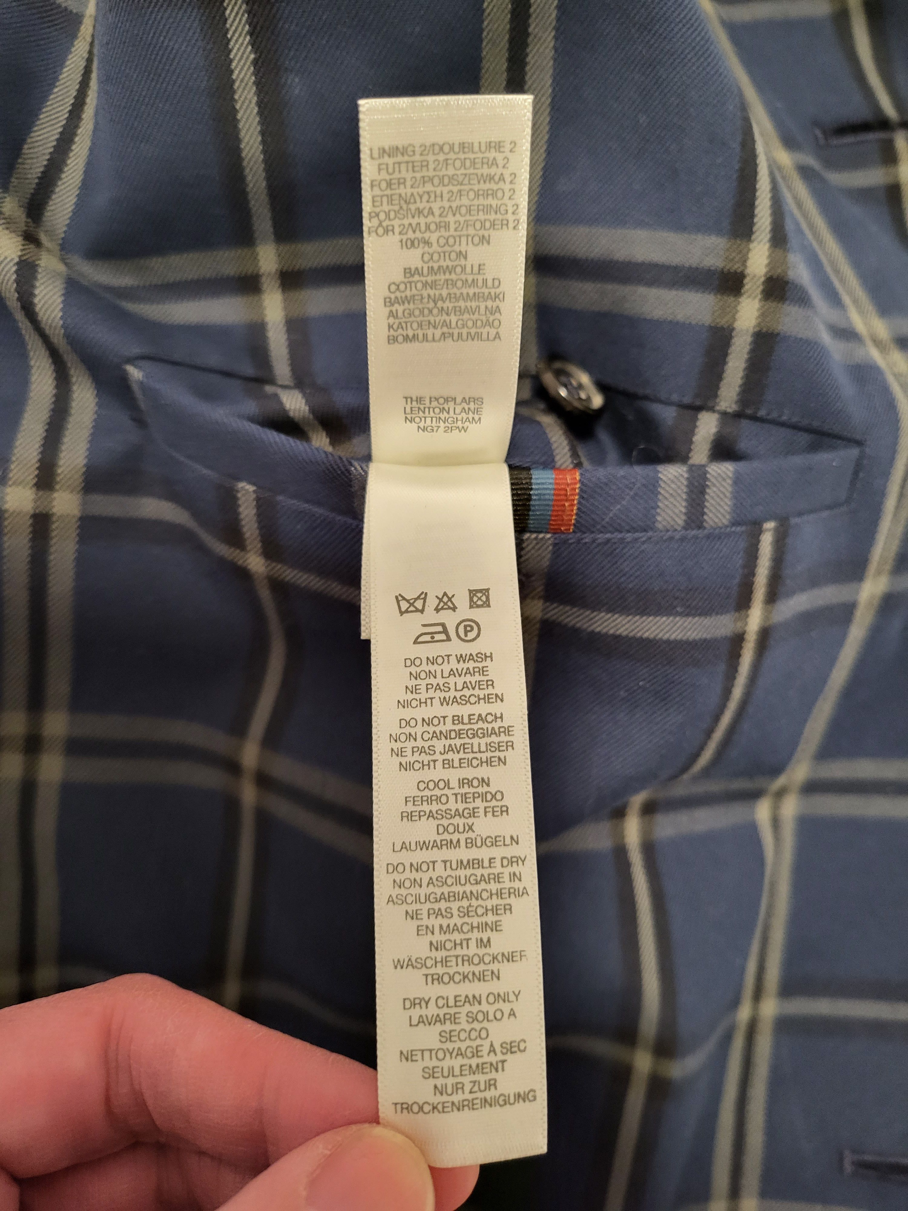 Paul Smith Mac Cotton Coat In Check Print Size US M / EU 48-50 / 2 - 8 Thumbnail