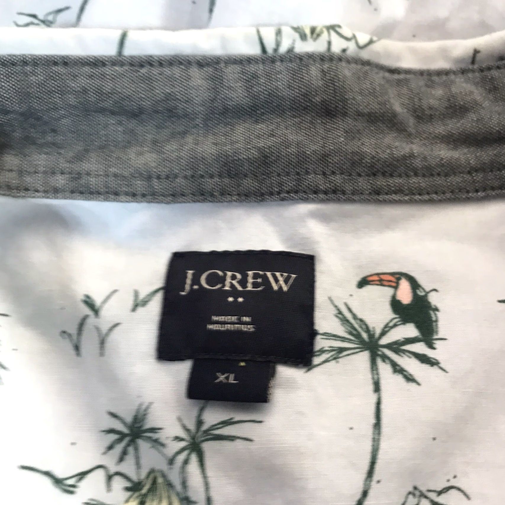 J.Crew J.CREW Multicolor Island Button-Up Shirt Mens XL Short Sleeve Lightweight Casual Size US XL / EU 56 / 4 - 4 Thumbnail