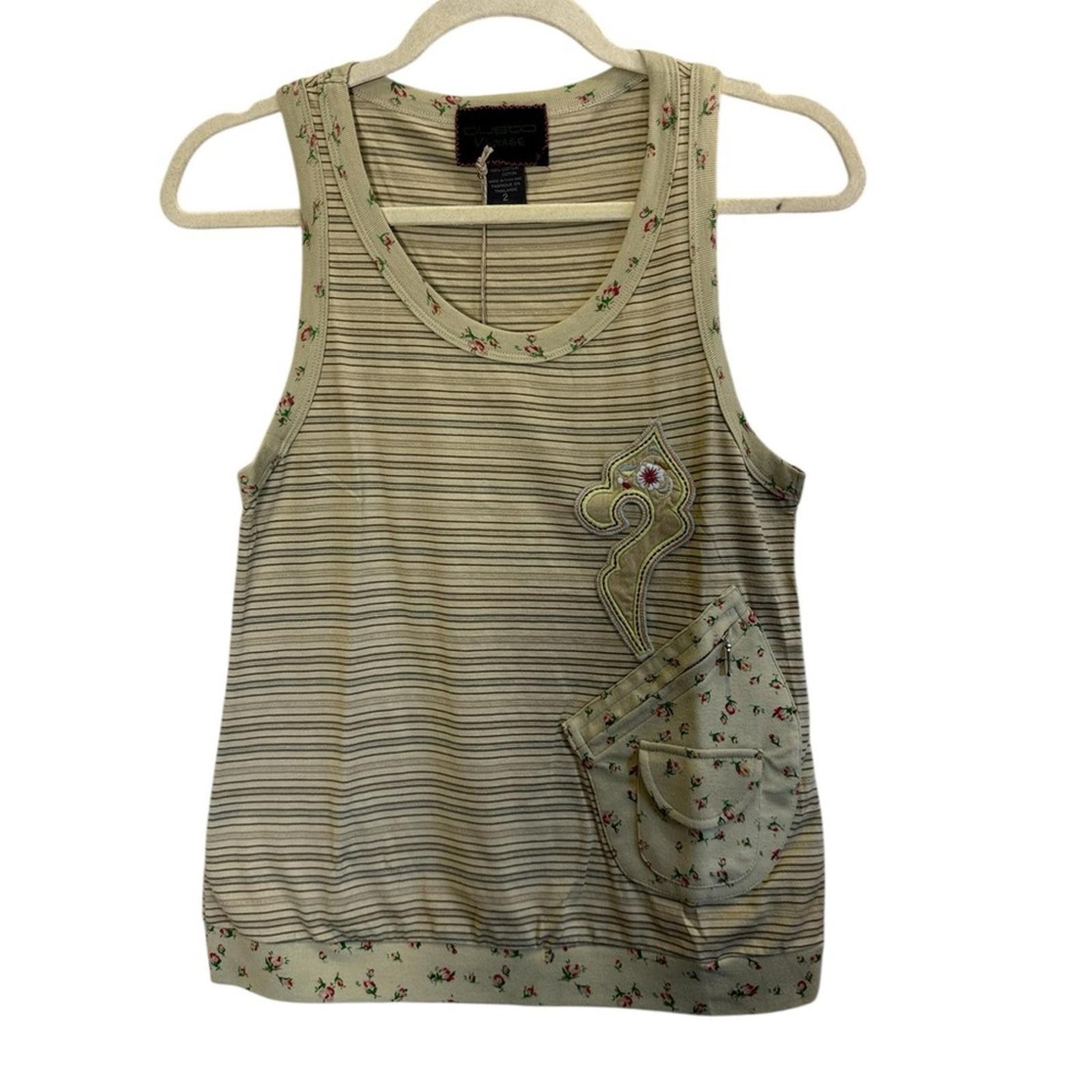 Custo Barcelona Custo Barcelona Y2K Inspired Cottagecore Tank Top sz S Size S / US 4 / IT 40 - 1 Thumbnail