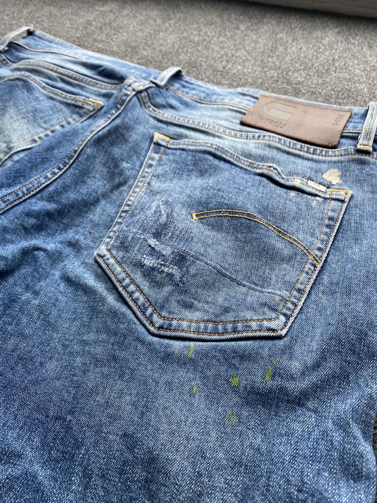 G-Star 🔥Opium Punk G Star 3301 Slim Blue jeans 34 Size US 34 / EU 50 - 12 Thumbnail