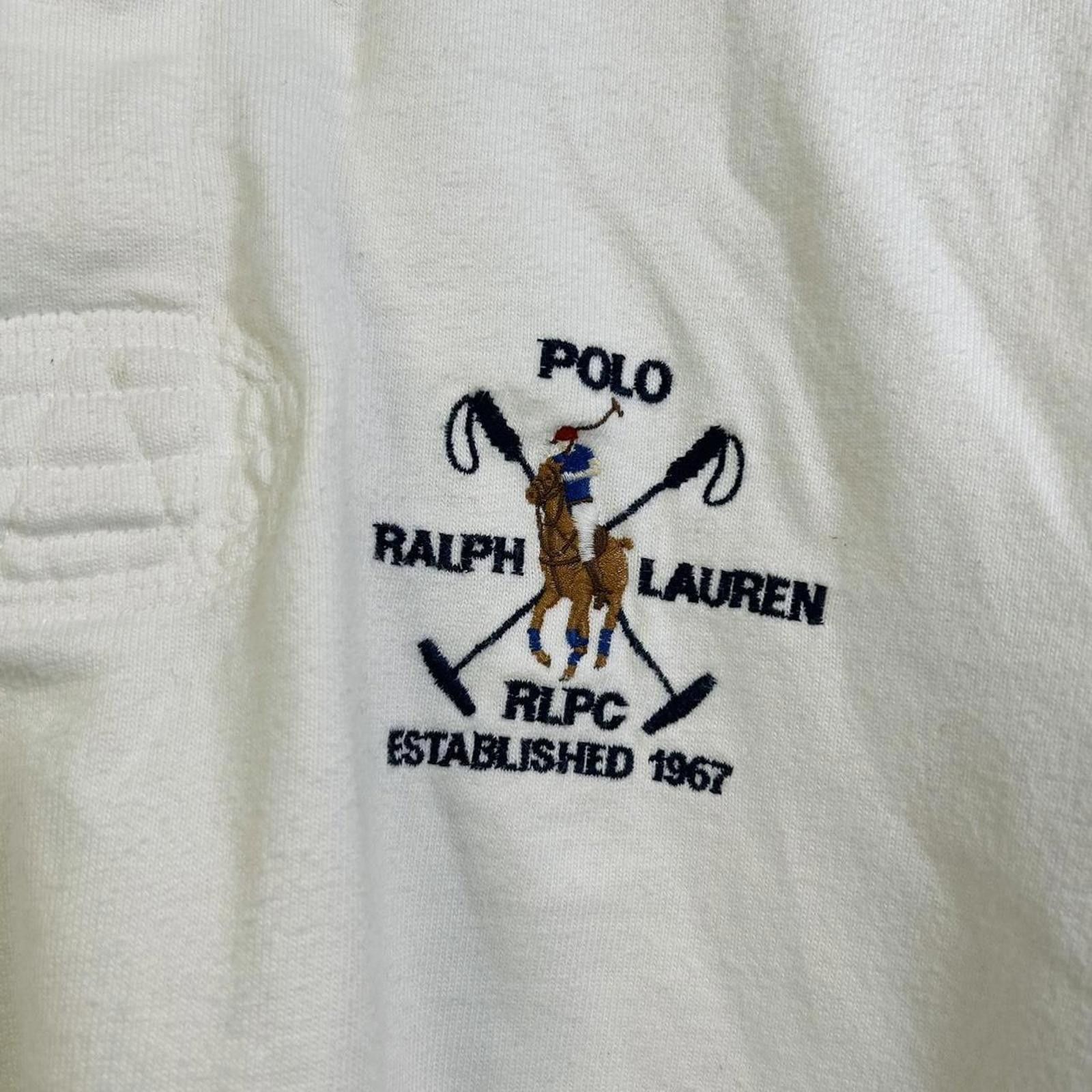 Polo Ralph Lauren Vintage Polo Ralph Lauren Rugby Long Sleeve Shirt Size Large Size US L / EU 52-54 / 3 - 3 Thumbnail