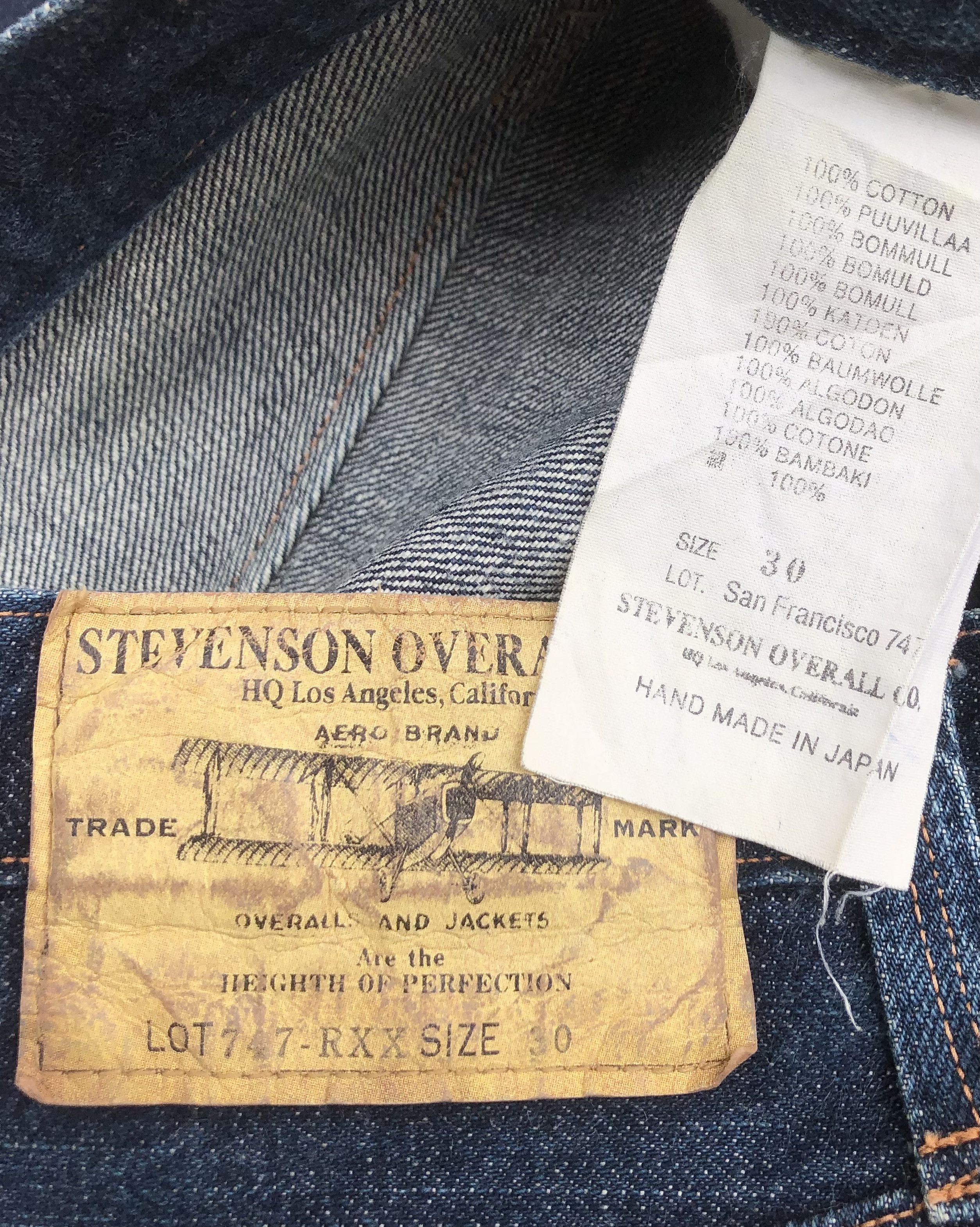 Stevenson Overall Co. Stevenson Overall Co. Lot. 747 Frisco Jeans Size US 30 / EU 46 - 7 Thumbnail