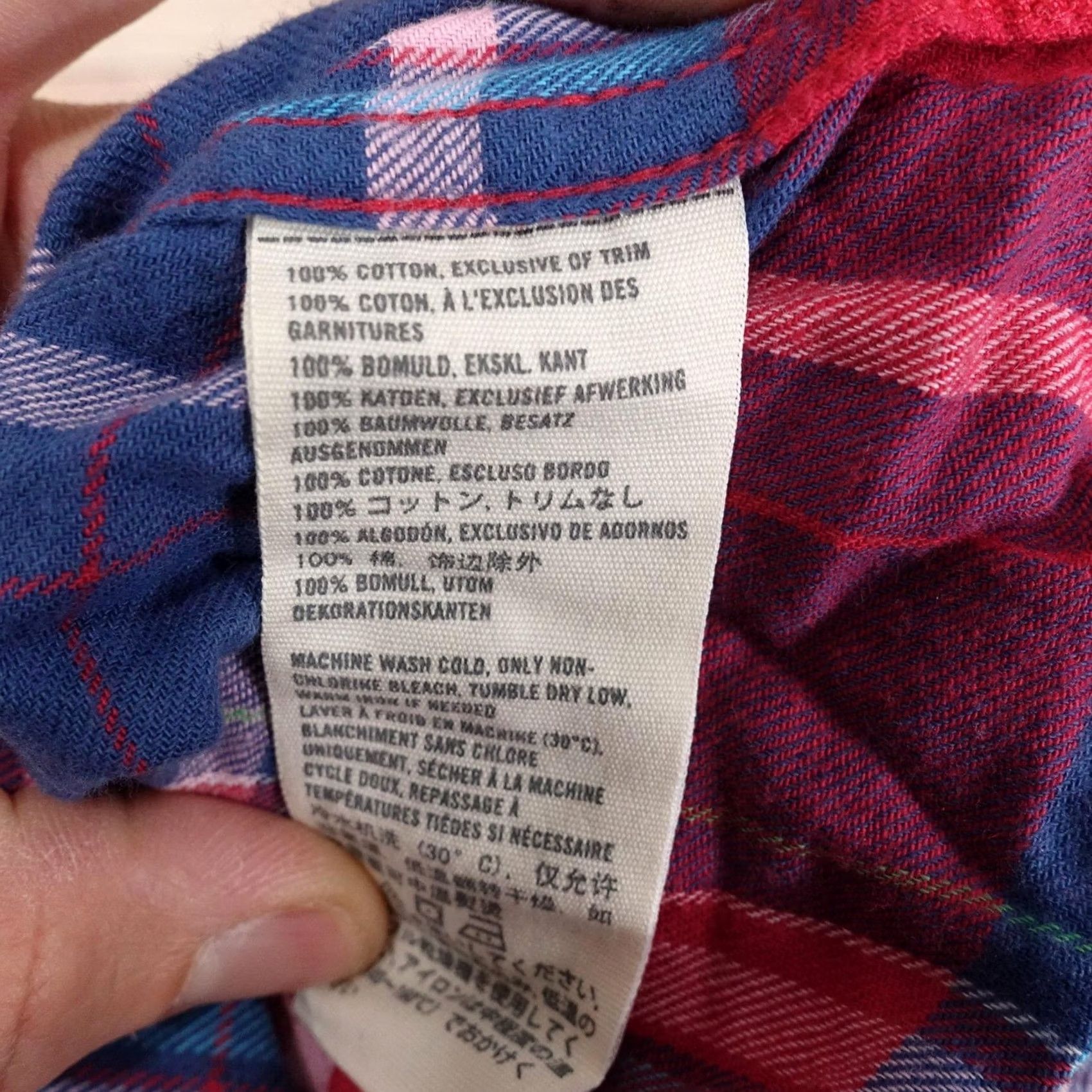 Abercrombie & Fitch Abercrombie & Fitch Button-Up Womens M Red Plaid Long Sleeve Flannel Shirt Size M / US 6-8 / IT 42-44 - 6 Thumbnail
