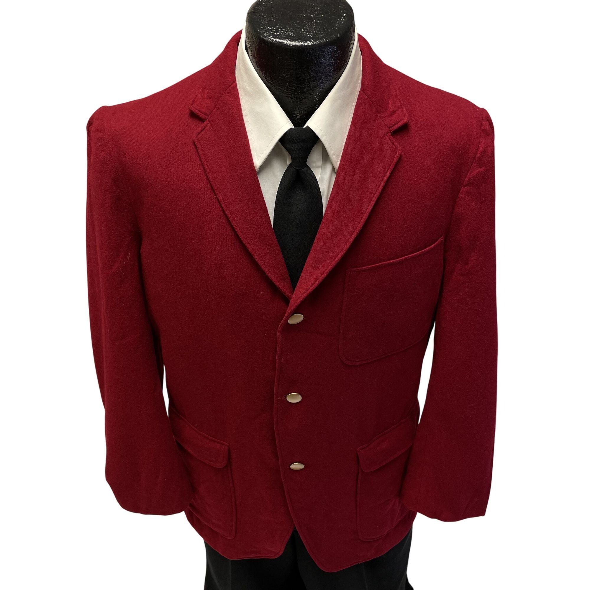 Other Vtg University Shop Metcalf's True RED Christmas Sport Coat Size 38S - 1 Thumbnail