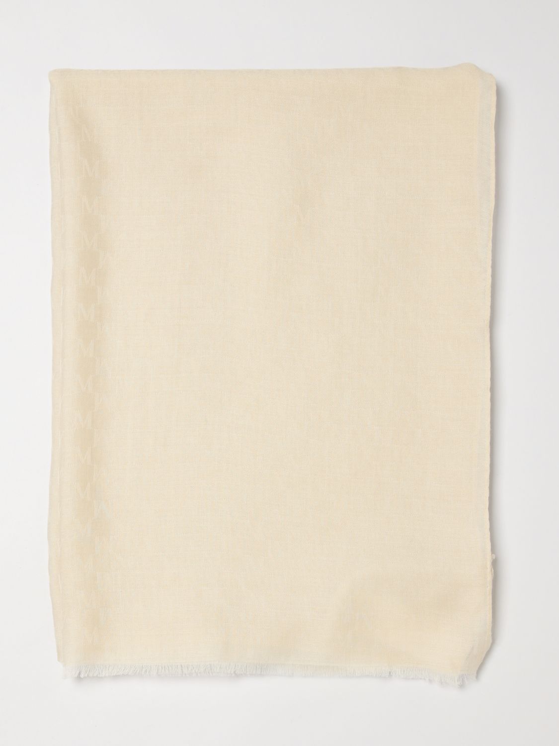 Max Mara Max Mara Scarf Woman White Size ONE SIZE - 1 Thumbnail