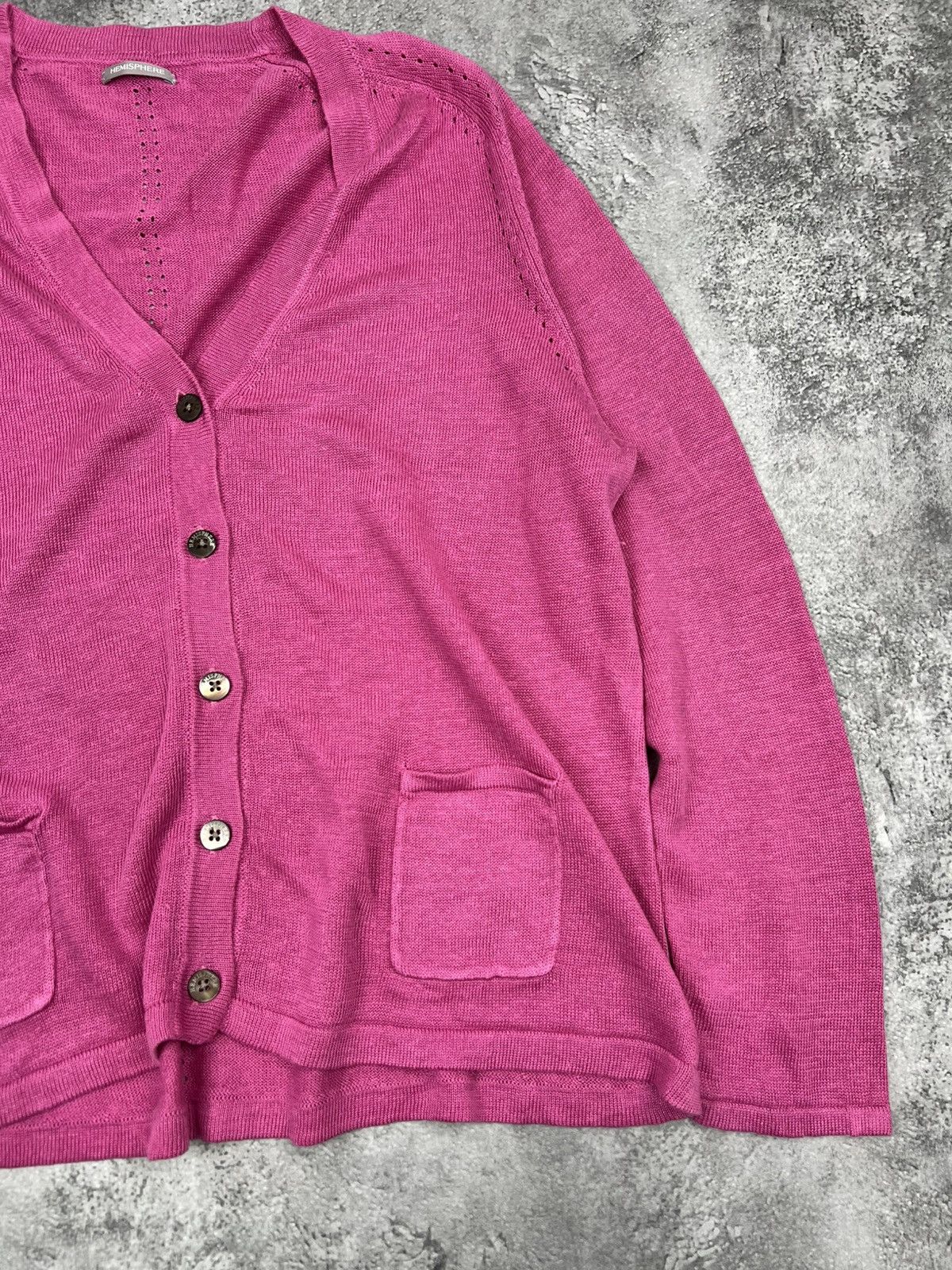Other Hemisphere Womens Pink Cardigan Sweater Size M / US 6-8 / IT 42-44 - 2 Thumbnail