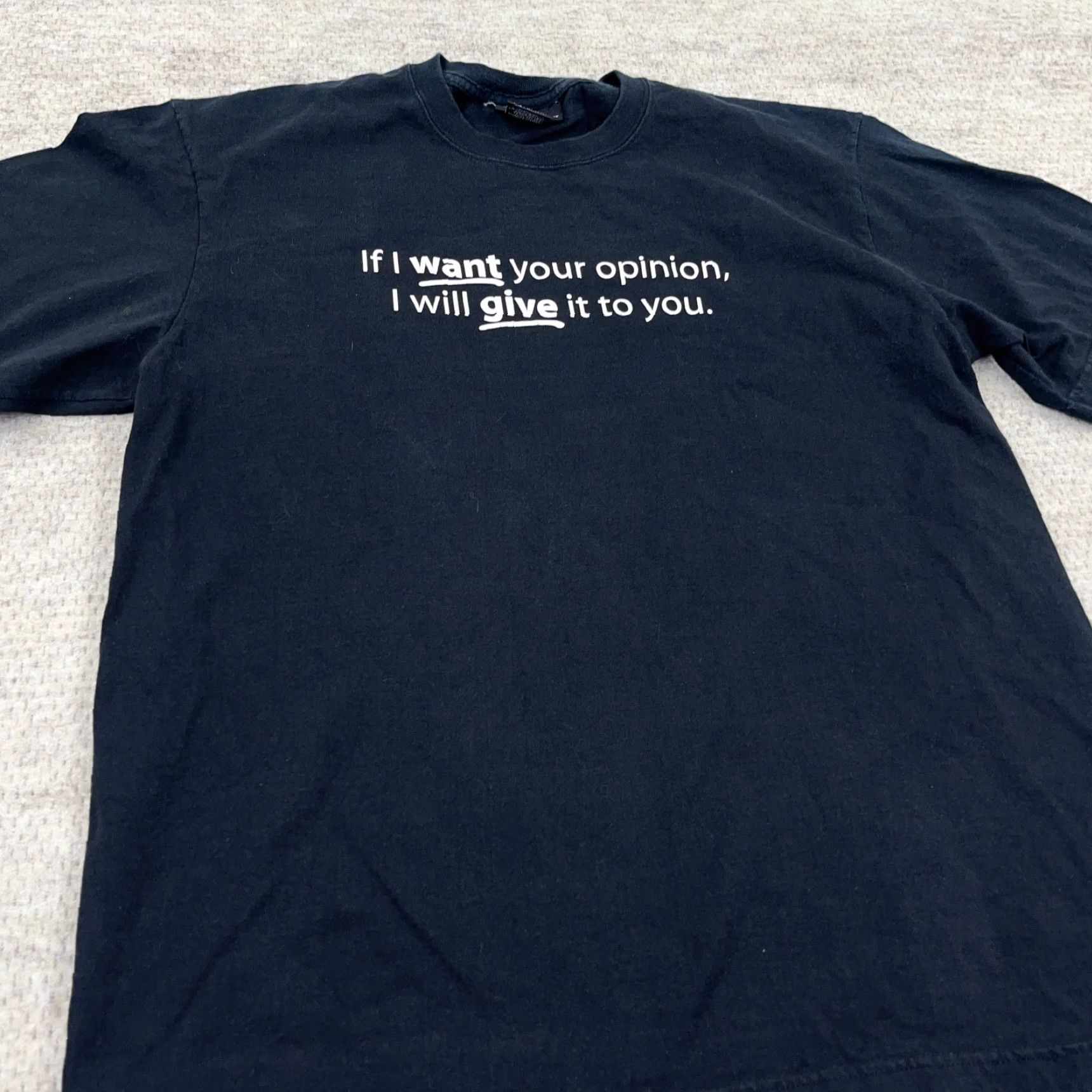 Vintage VINTAGE No Boundaries Shirt Men L Black Logo Graphic Print Short Sleeve Crew Neck Modern Funny 90s Hipster Quotes Size US L / EU 52-54 / 3 - 4 Thumbnail