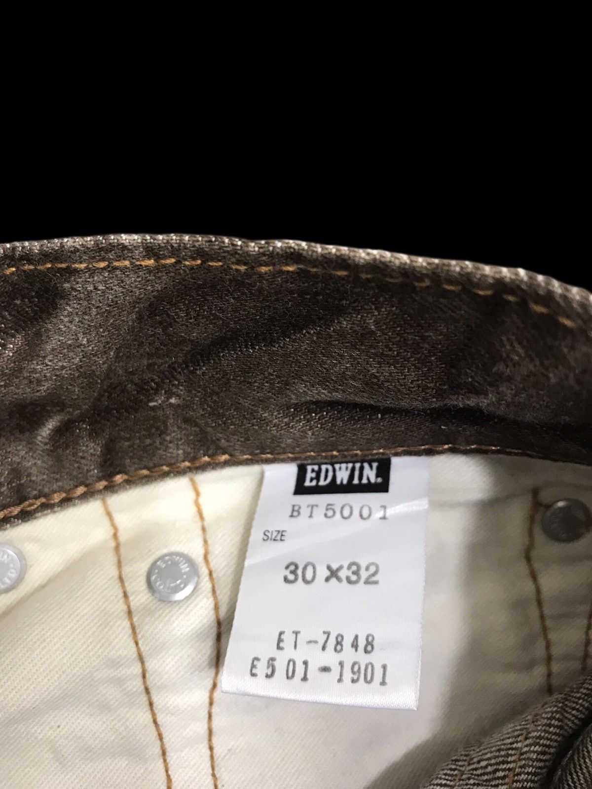 Edwin 💥FLARE💥ARCHIVAL RARE EDWIN 503 SICK FADES FLARE DENIM F382 Size US 32 / EU 48 - 18 Thumbnail