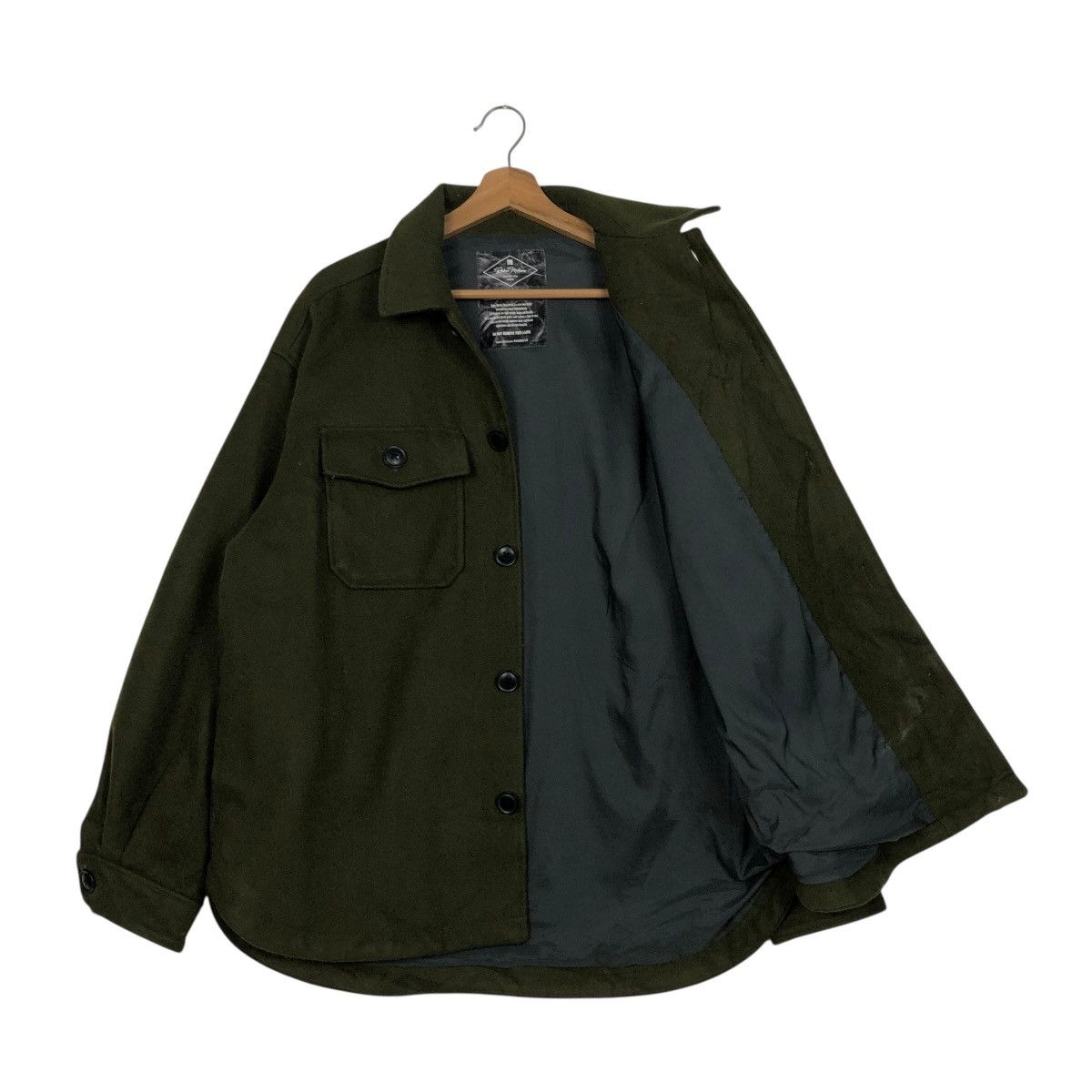 Japanese Brand 🔥VINTAGE WOOL CHORE WORK JACKET RAGEBLUE JPN ISSEY MIYAKE Size US M / EU 48-50 / 2 - 13 Thumbnail