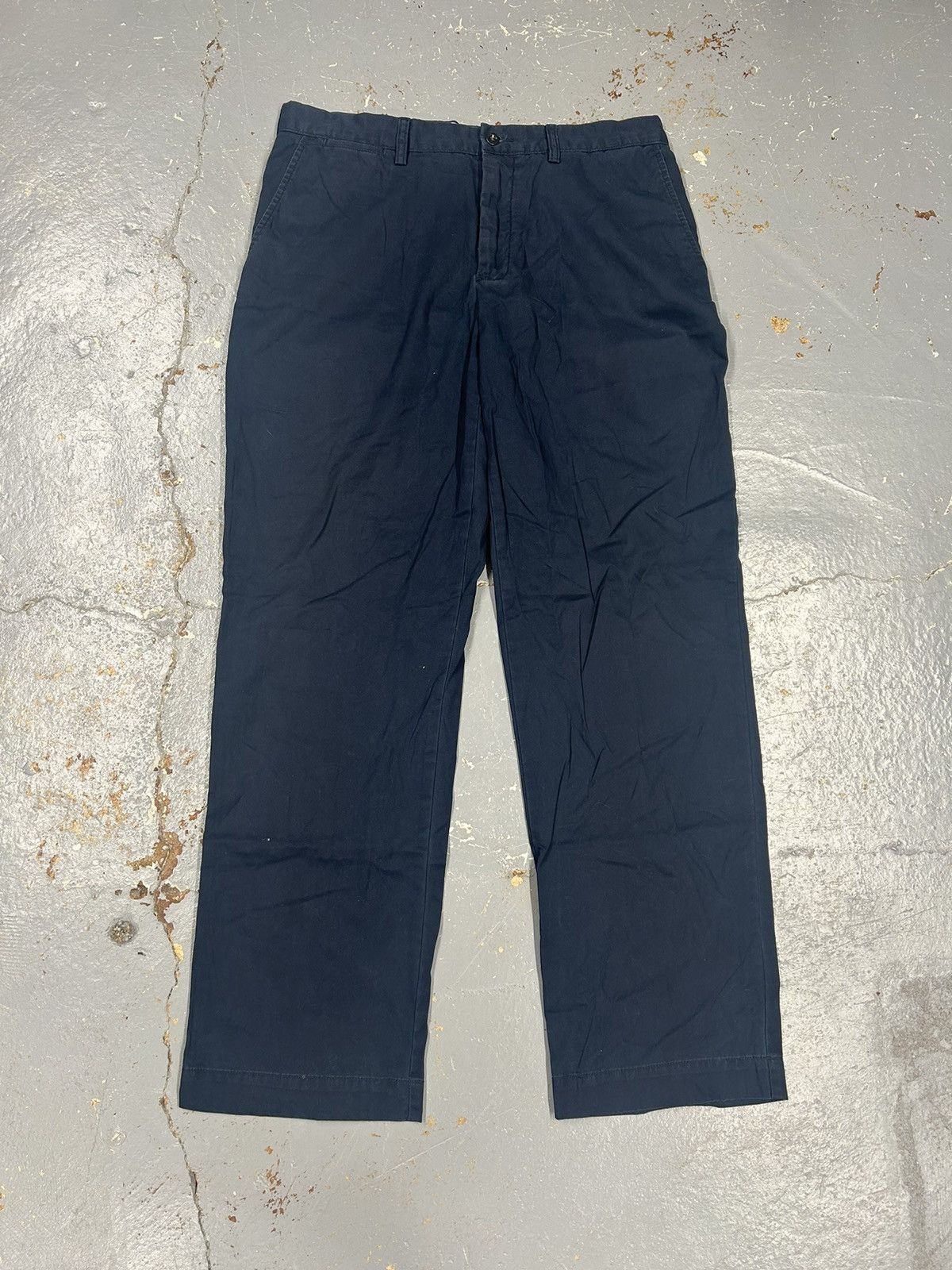 Polo Ralph Lauren × Vintage Crazy Vintage Y2K Essential Navy Polo Ralph Lauren Pants Size US 34 / EU 50 - 1 Thumbnail