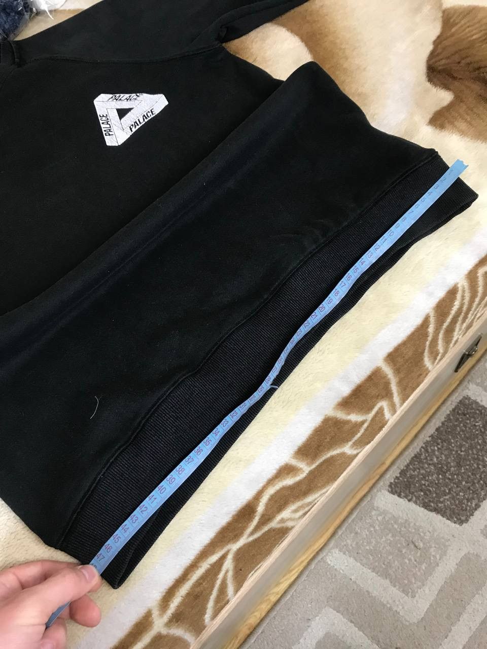 Vintage 🔥 Palace Skateboards Distressed Logo Faded Sweatshirt Y2K Size US XL / EU 56 / 4 - 11 Thumbnail