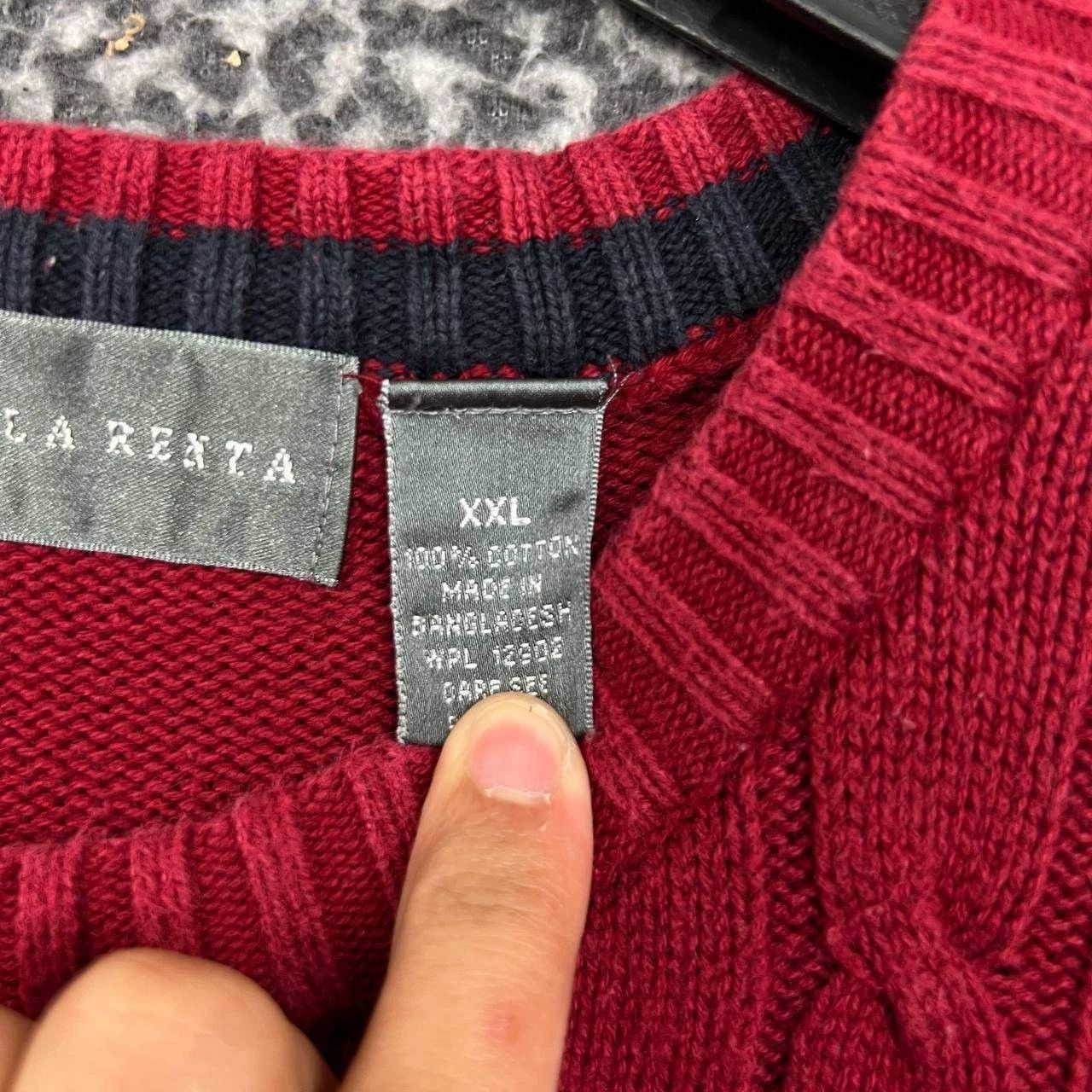 Oscar De La Renta Oscar Dela Renta Sweater Men Cable Knit Pullover Cotton 2XL Size US XXL / EU 58 / 5 - 3 Thumbnail