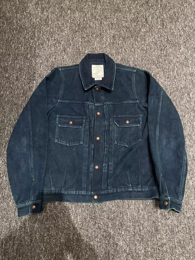 Visvim VISVIM Jumbo 101 Spot Jacket Moleskin Blue-2506 Size US S / EU 44-46 / 1 - 1 Thumbnail