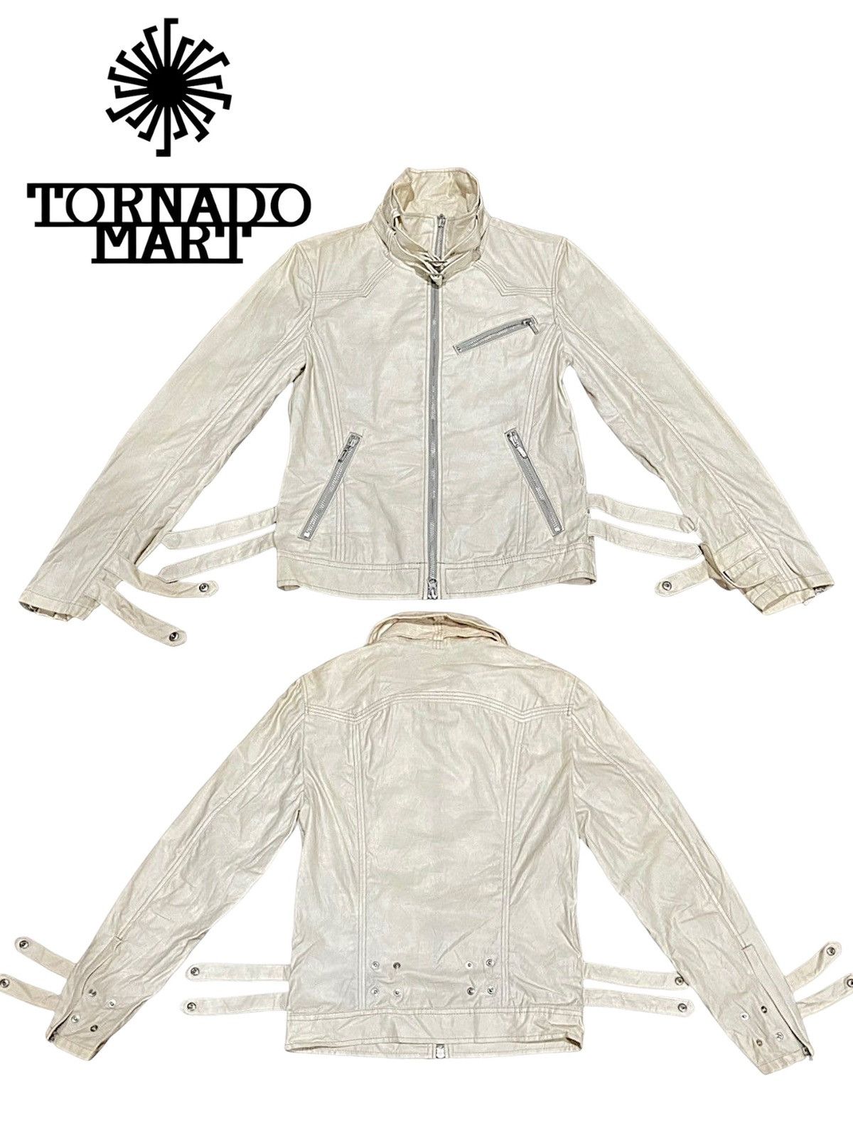 Japanese Brand Tornado Mart Punk Biker Jacket Size M / US 6-8 / IT 42-44 - 1 Thumbnail