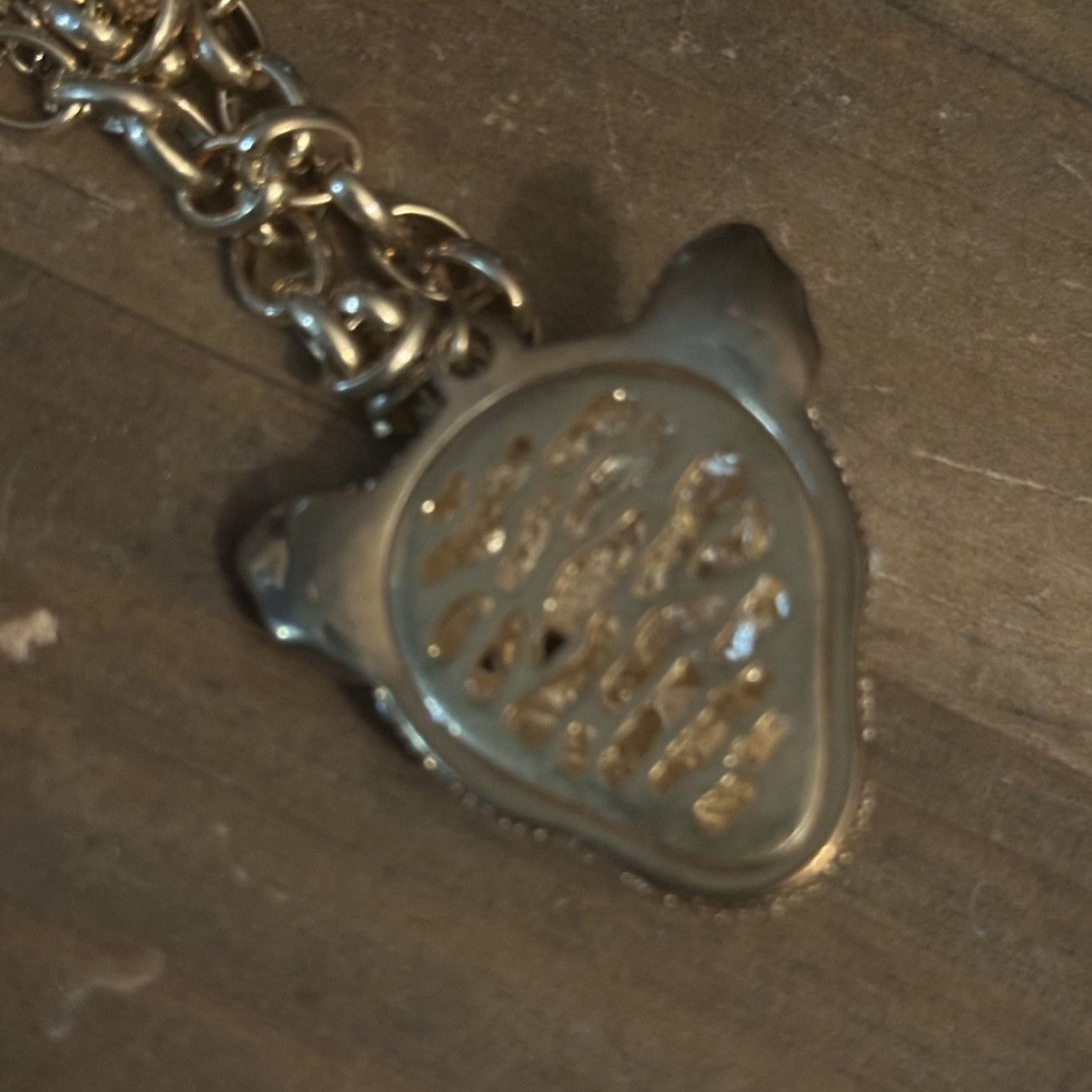 Other Chunky gold tone pave leopard head pendant necklace Size ONE SIZE - 5 Thumbnail