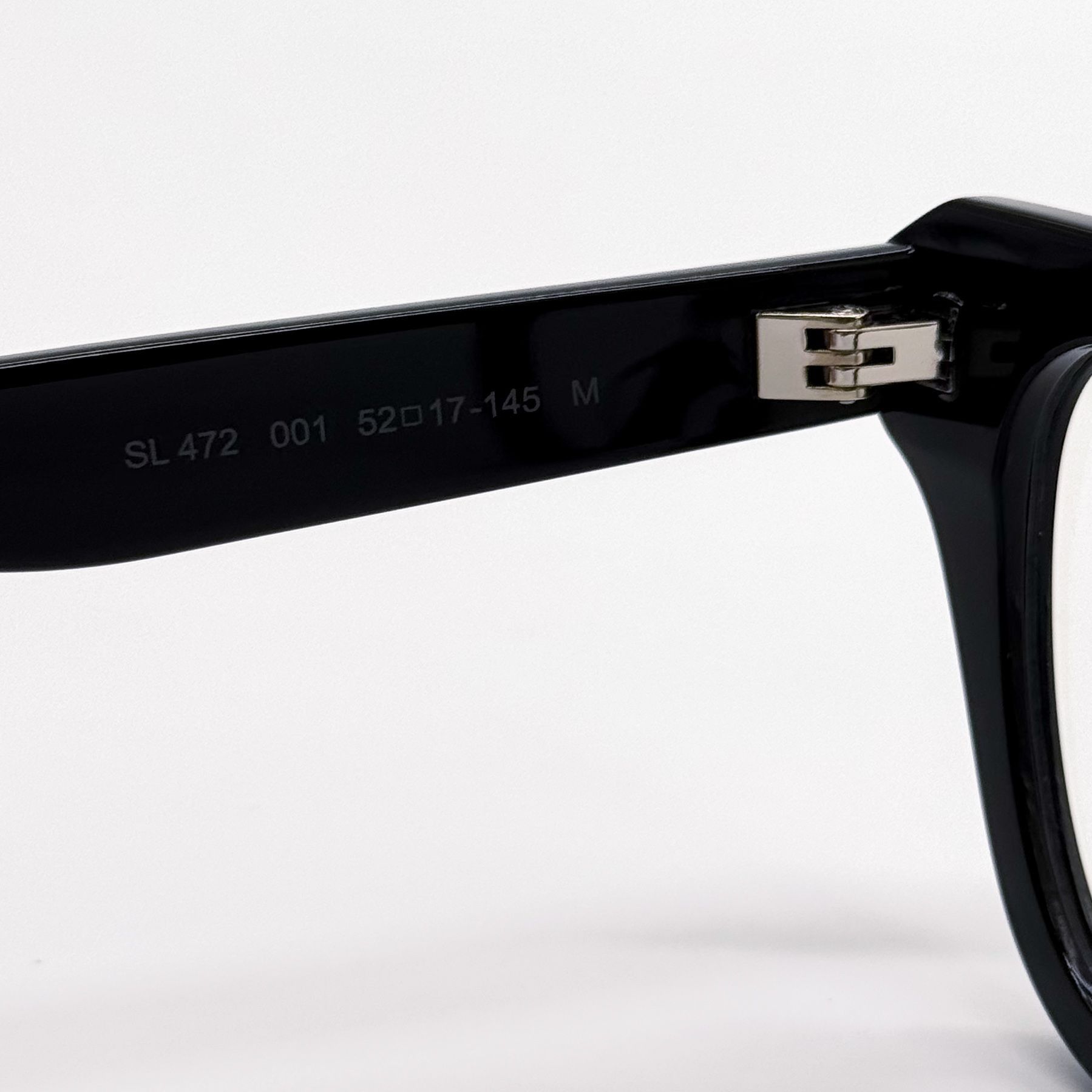 Yves Saint Laurent NEW SAINT LAURENT EYEGLASSES SL472 001 WOMEN CAT EYE BLACK E Size ONE SIZE - 7 Thumbnail
