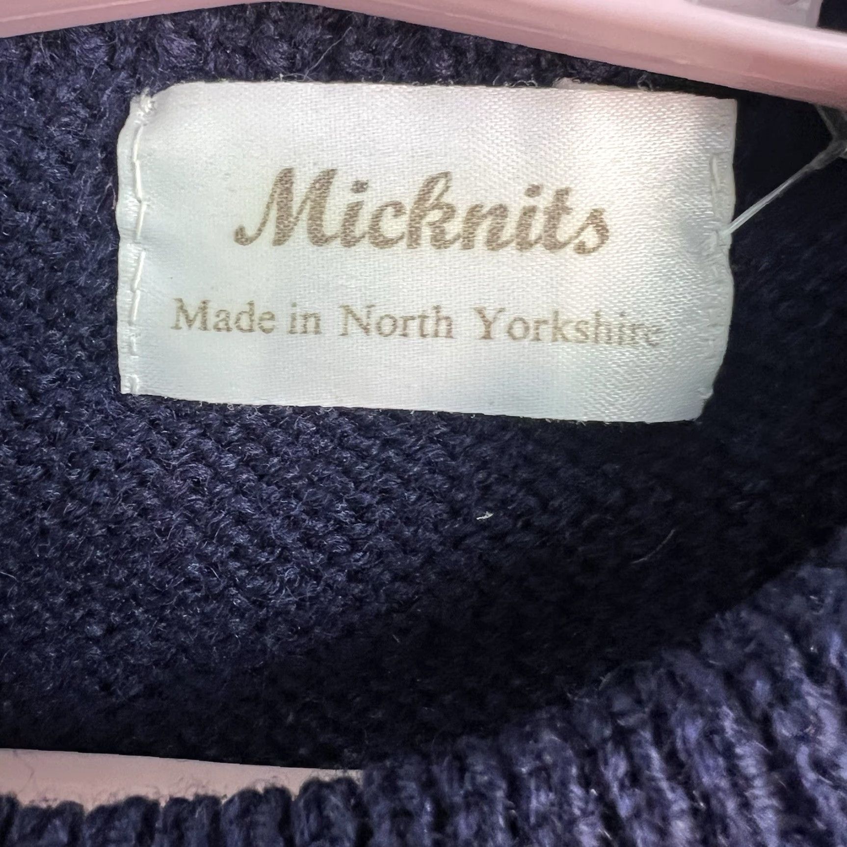 Asket VTG Micknits Floral Basket Pullover Sweater Women’s XL Blue Raglan Sleeve Crew Neck 80s 90s Vintage UK Womens Size XL / US 12-14 / IT 48-50 - 6 Thumbnail
