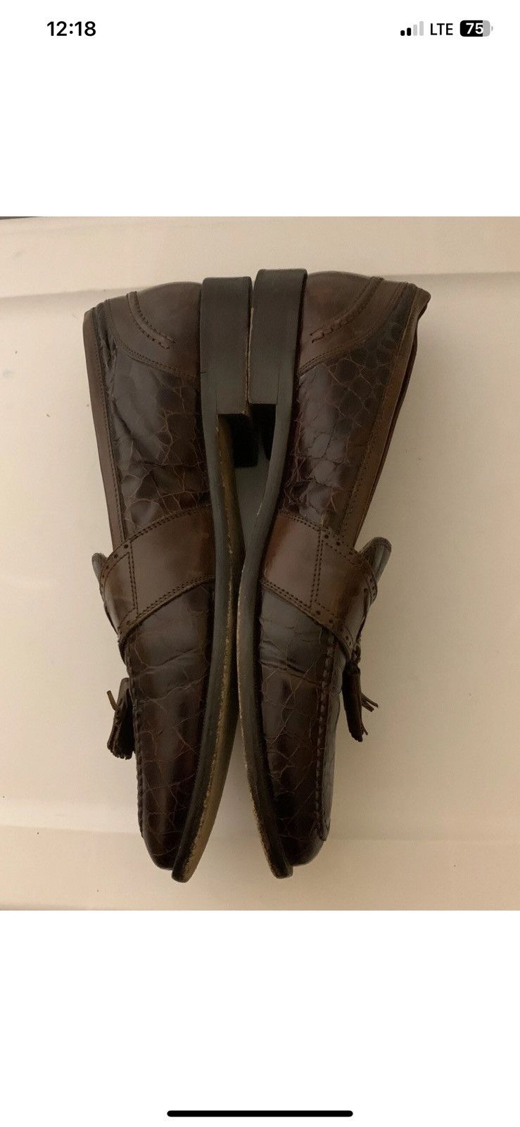 Johnston & Murphy Johnston Murphy Mens 10.5M Brown Cellini Made Italy Tassels Size US 10.5 / EU 43-44 - 10 Thumbnail