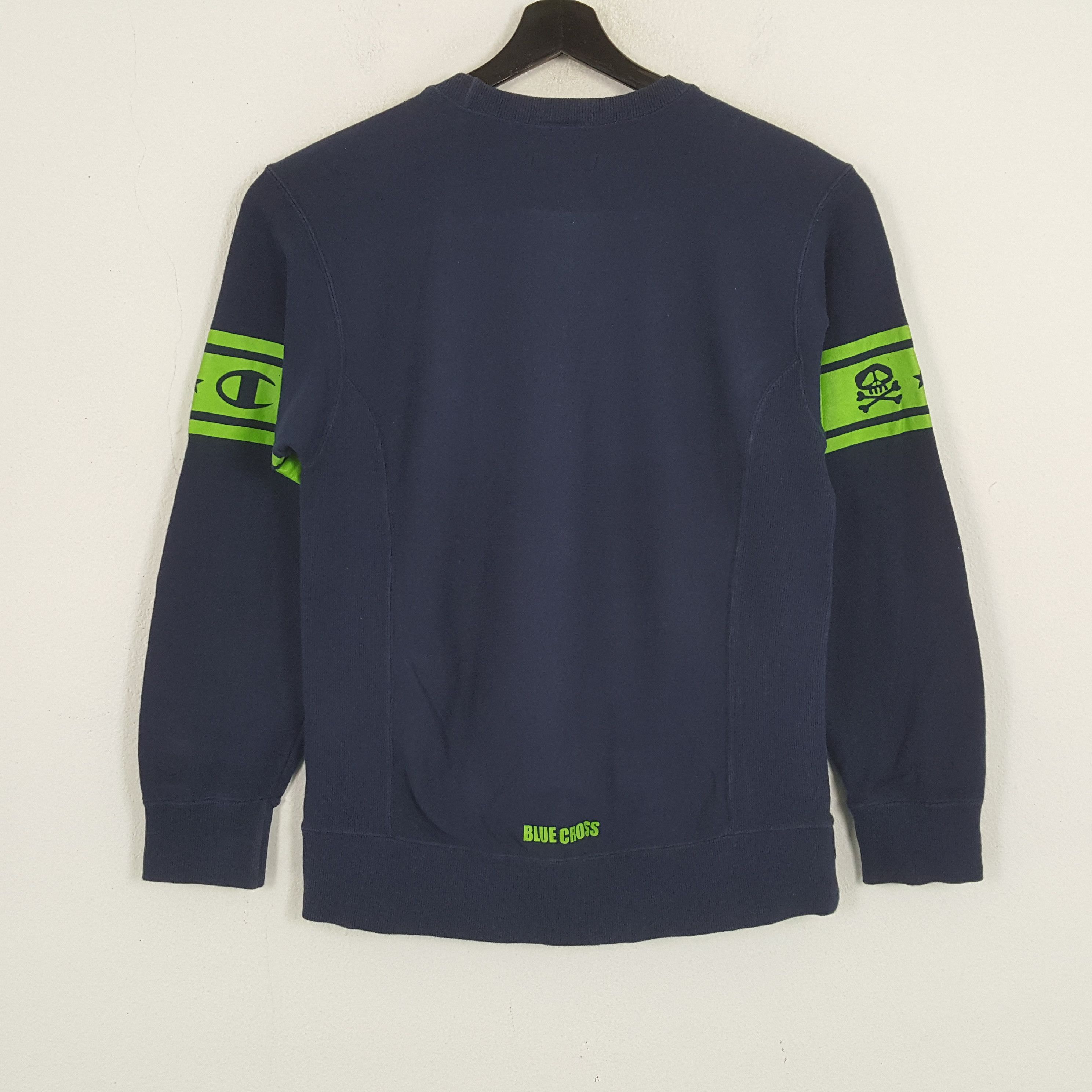 Champion × Vintage Champion X Blue Cross Streetwear Style Sweatshirt Size US S / EU 44-46 / 1 - 4 Thumbnail