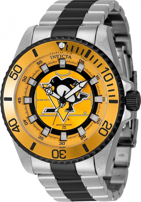 Invicta × NHL NHL Pittsburgh Penguins Quartz Men's Watch Size ONE SIZE - 1 Thumbnail