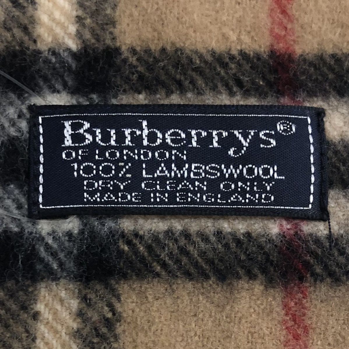 Burberry Vintage Burberrys Of London Novacheck 100% Lambswool Size ONE SIZE - 5 Thumbnail