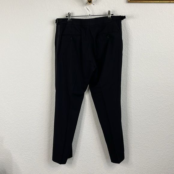 Ralph Lauren Black Label Palrh Lauren Black Label Wool 2 Pc Tuxedo Suit Evening Cockt Size 40S - 10 Thumbnail