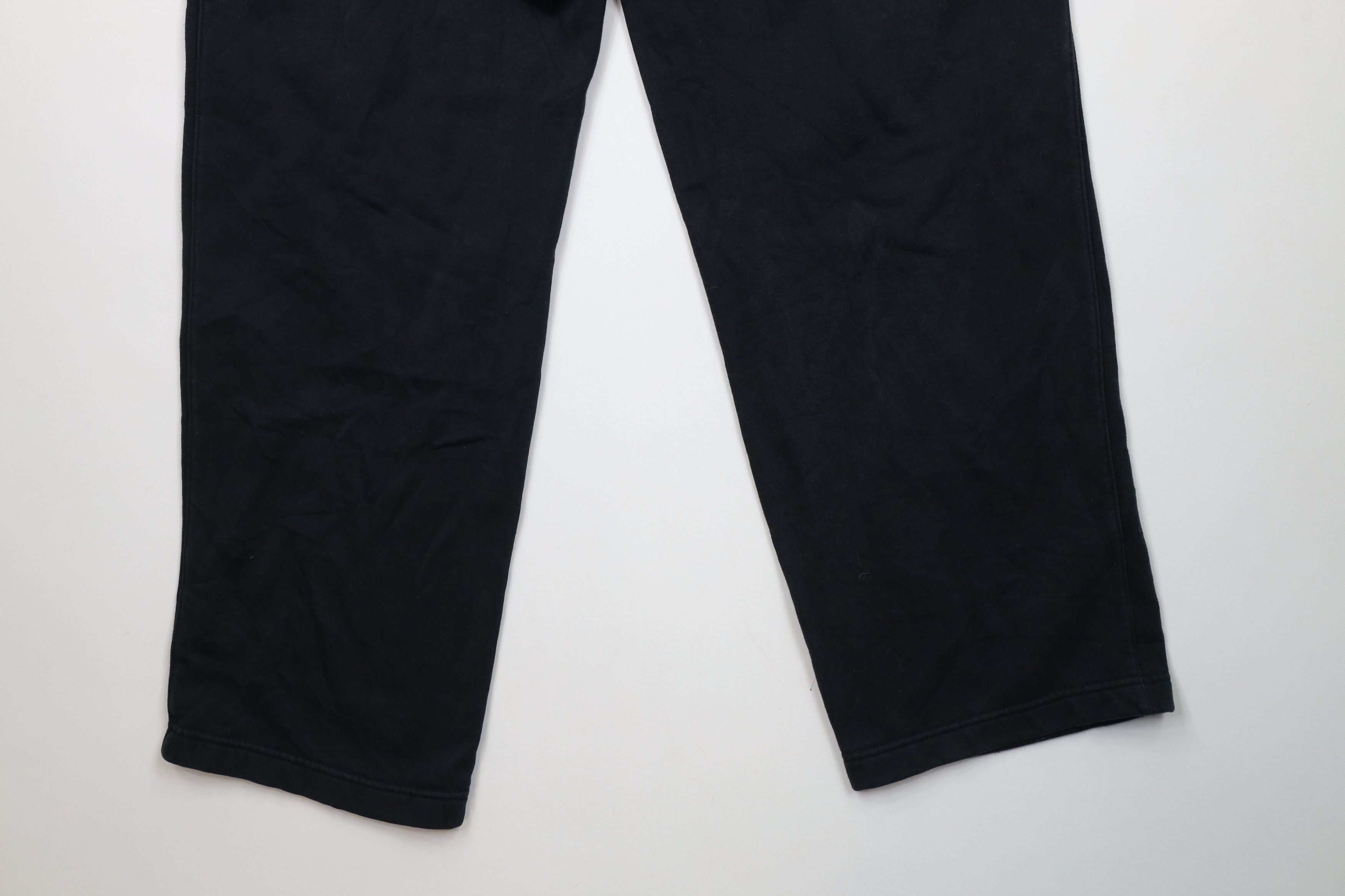 Nike × Vintage Vintage Nike Scott Mini Swoosh Wide Leg Sweatpants Black Size US 40 / EU 56 - 12 Thumbnail