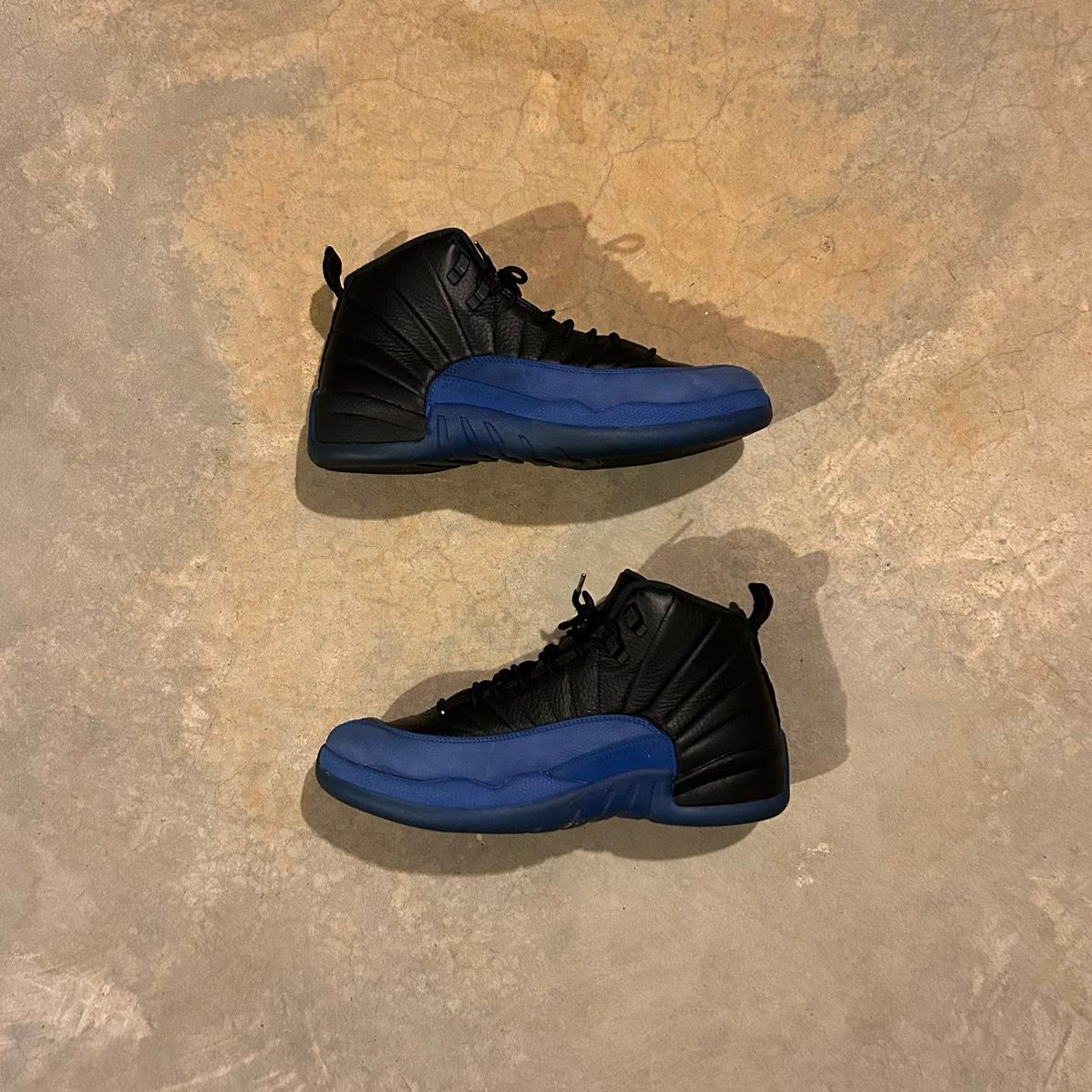 Pre-owned Jordan Nike Air Jordan 12 Retro Black Game Royal 2019 Us 13 Shoes In Blue