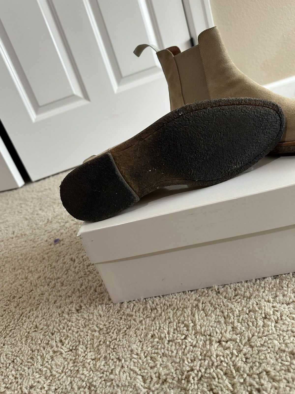 Common Projects Common Projects Chelsea boot in Suede Tan Size US 8.5 / EU 41-42 - 6 Thumbnail