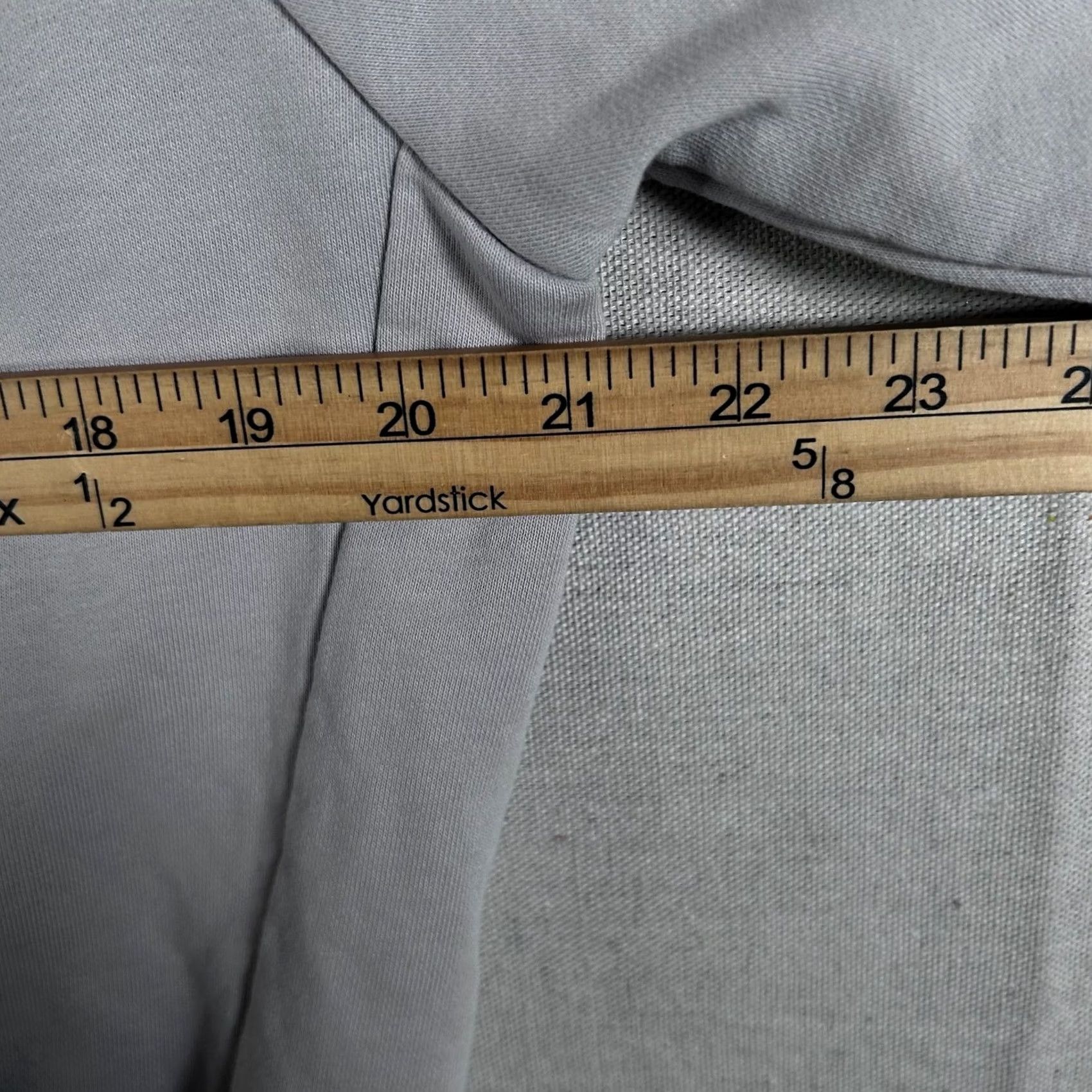 Avenue Ampersand Avenue Gray Cowl Neck Hoodie Pullover Sweater 100% Cotton Women's XL Raglan Sleeve, Drawstring, Pockets, Logo, Casual, Machine Washable Size XL / US 12-14 / IT 48-50 - 6 Thumbnail