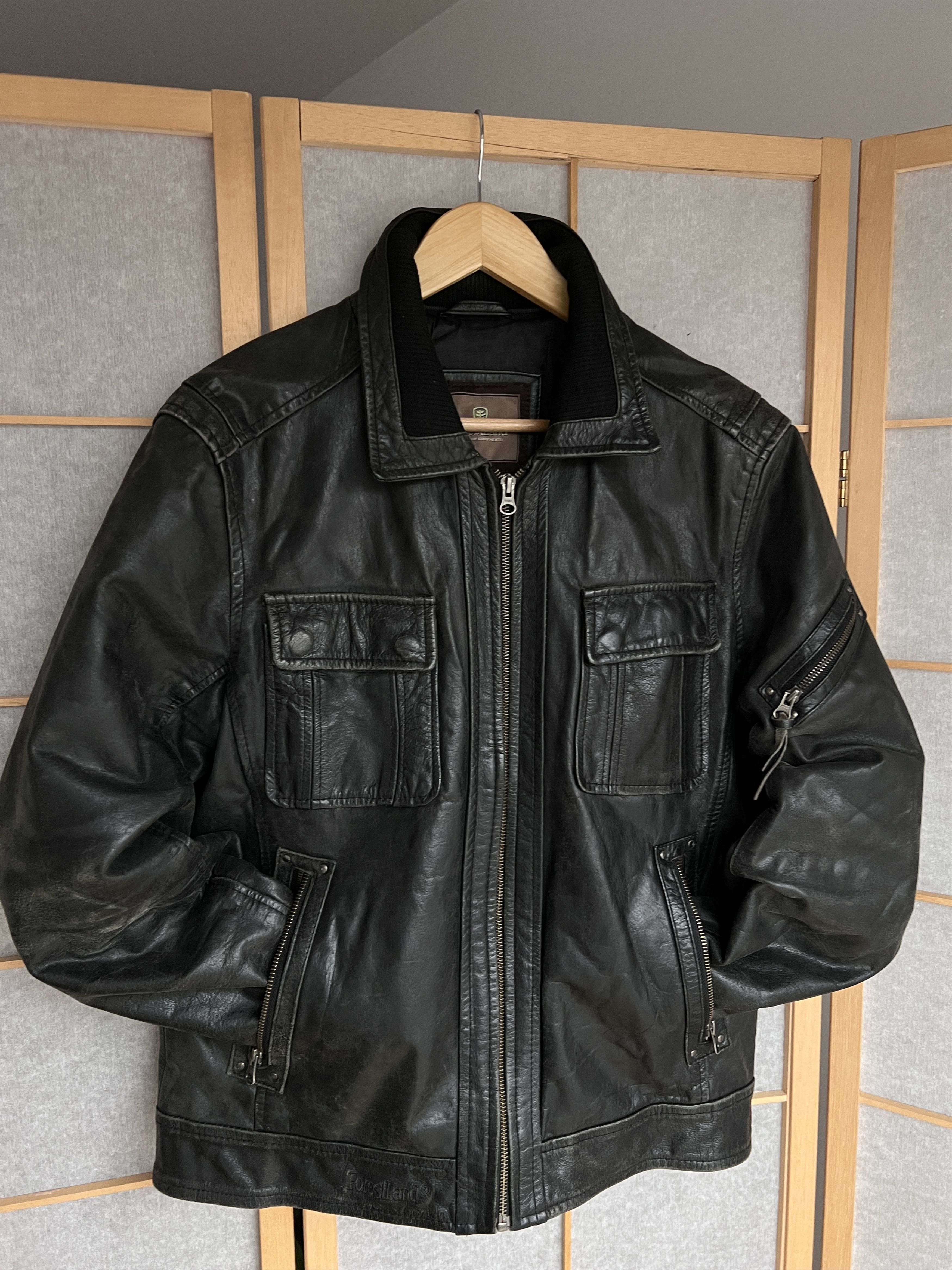 Diesel Leather jacket multipocket opium rick owens balenciaga style Size US L / EU 52-54 / 3 - 2 Thumbnail