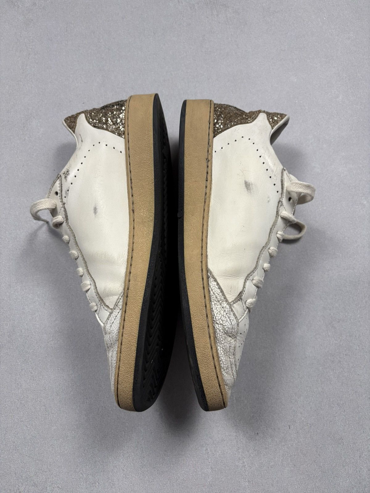 Golden Goose Golden Goose Ball Star Glitter Back Low Top Sneakers EU 42 Size US 9 / EU 42 - 3 Thumbnail