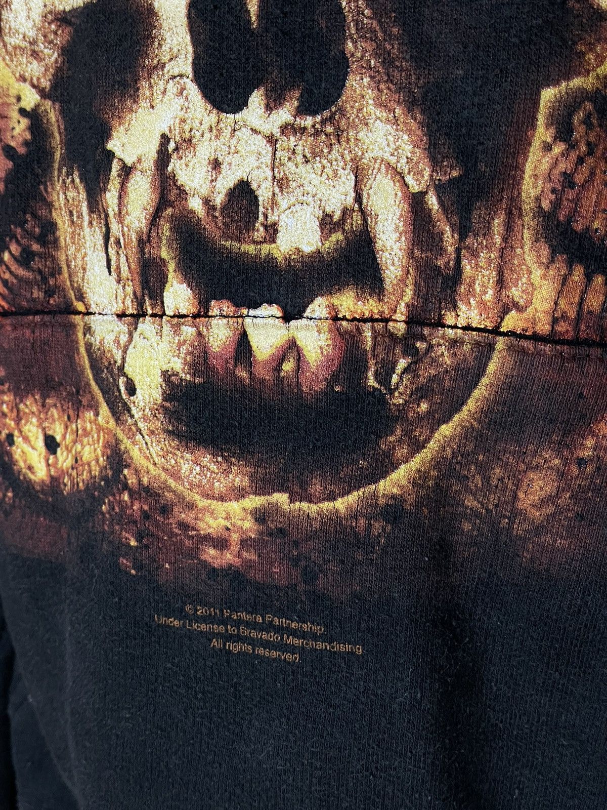 Band Tees × Vintage Vintage Pantera Unscarred Graphic Logo Print Black Hoodie Size US L / EU 52-54 / 3 - 9 Thumbnail