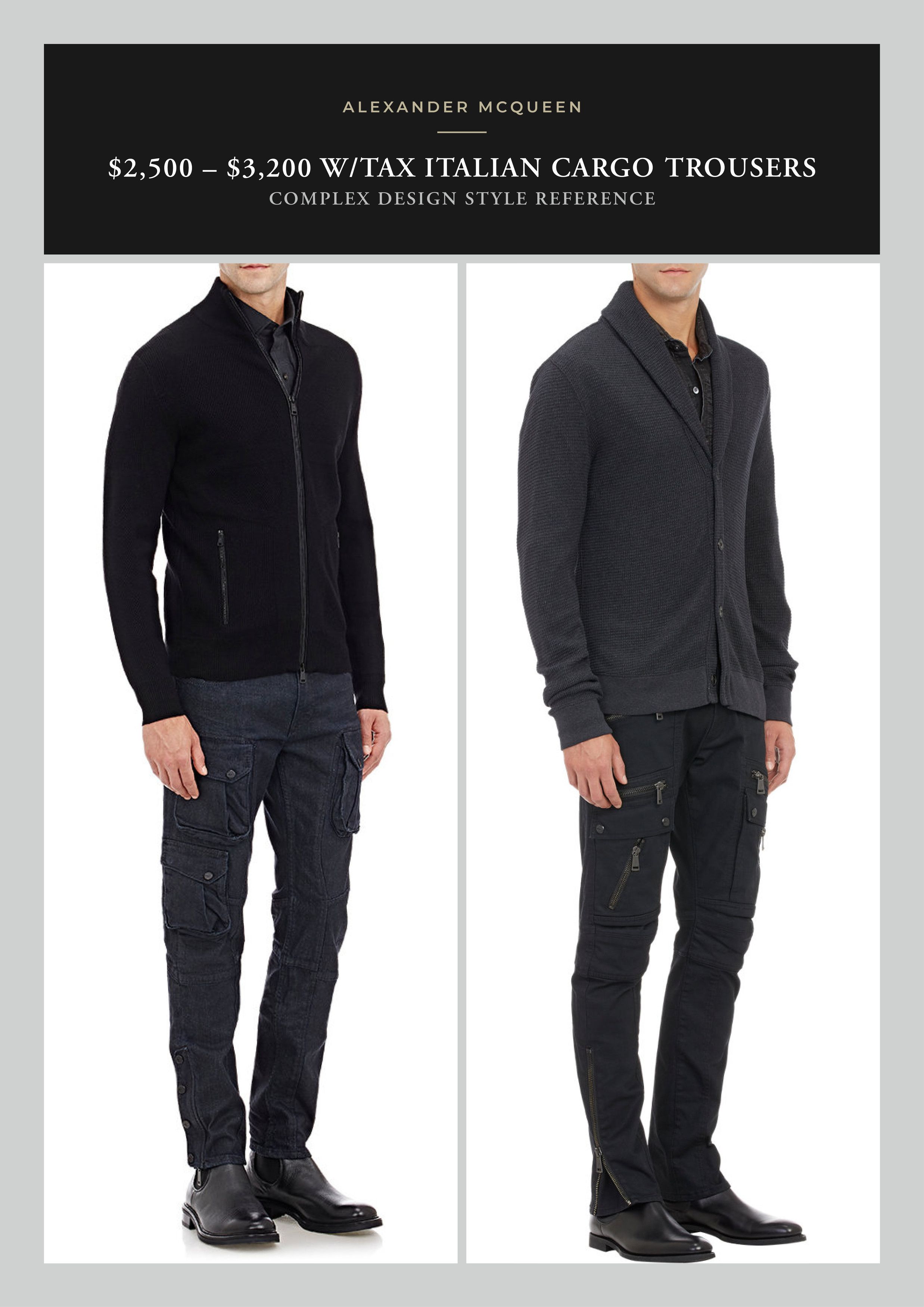 Alexander McQueen Ultimate Rare $2,500 w/tax MCQUEEN Handmade Cargo Pants Size US 32 / EU 48 - 11 Thumbnail