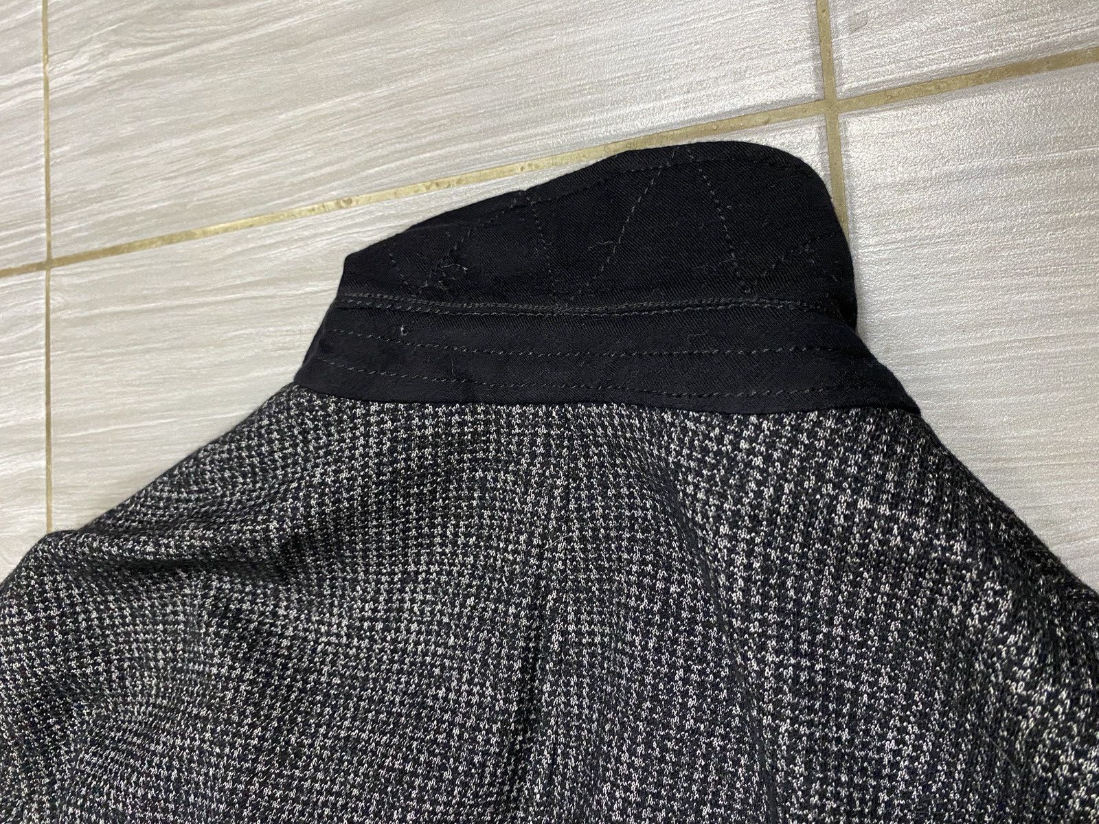 Armani Collezioni Armani Collezioni Textured Wool Blend Knit Blazer Jacket Size US L / EU 52-54 / 3 - 10 Thumbnail