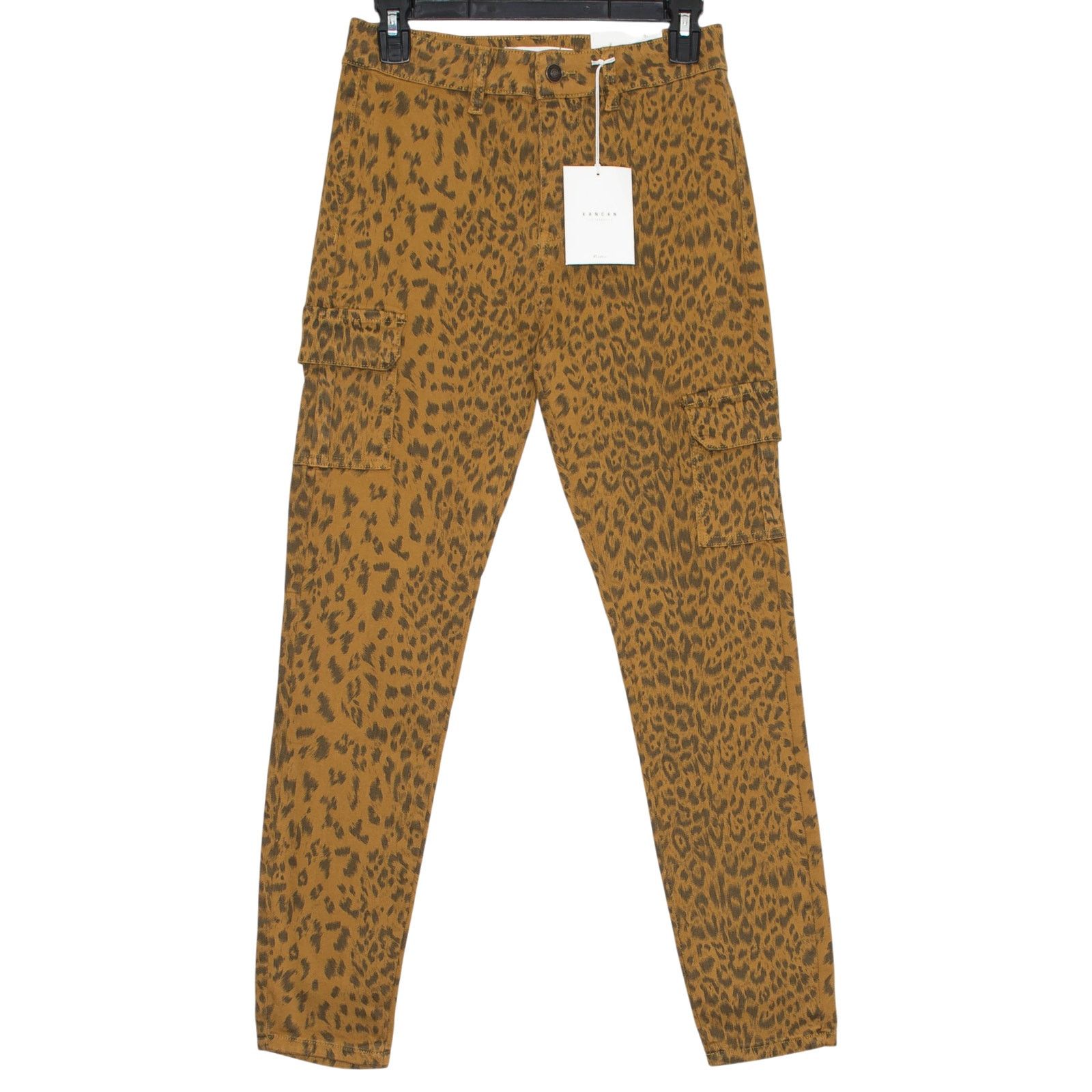Kancan USA NWT Kancan Jeans High Rise Leopard Cargo Jogger Y2K Indie Size 26" / US 2 / IT 38 - 1 Thumbnail