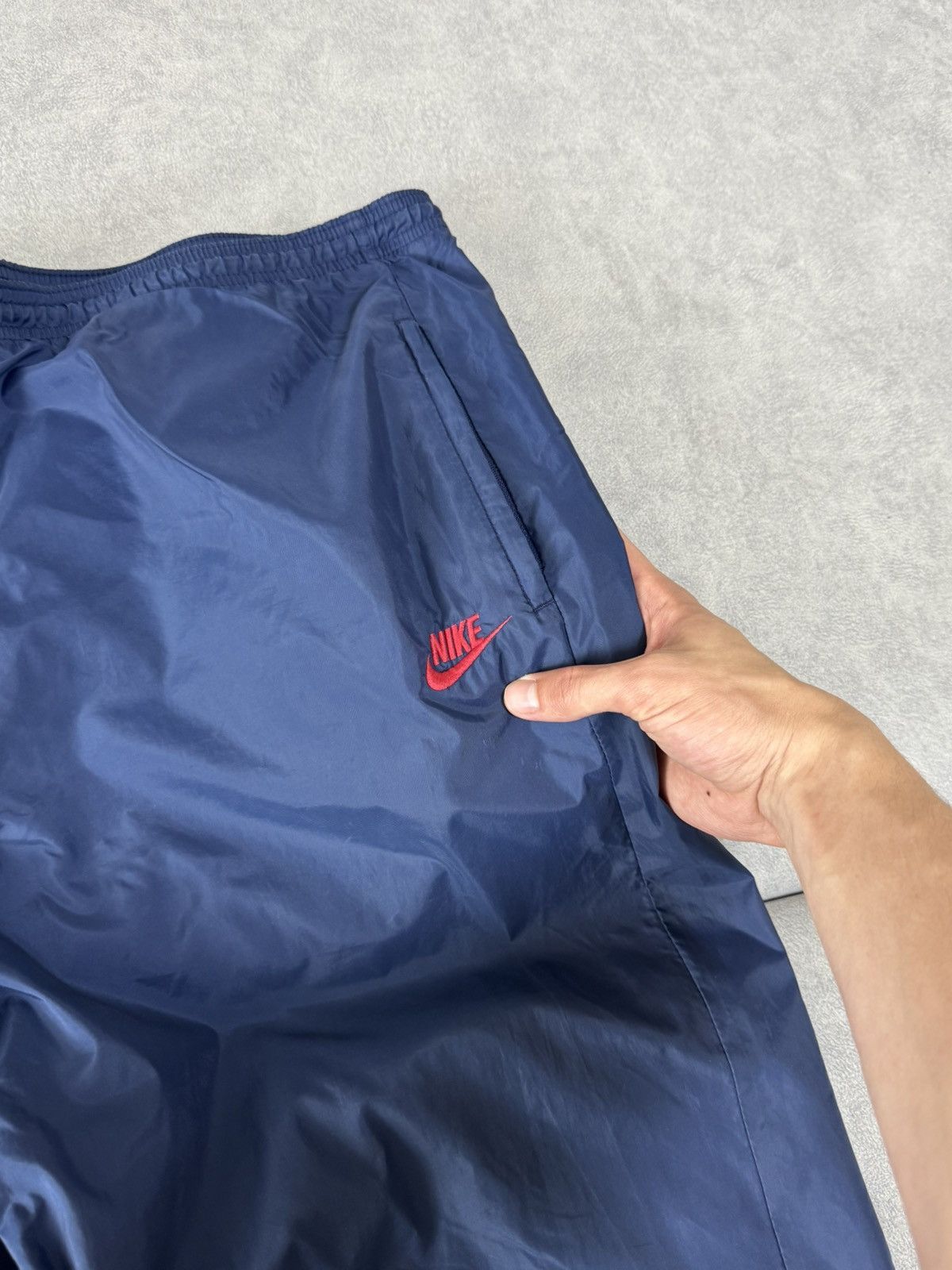 Nike × Vintage Vintage Nike Nylon Y2K Baggy sweatpants pants drill XL Size US 34 / EU 50 - 12 Thumbnail